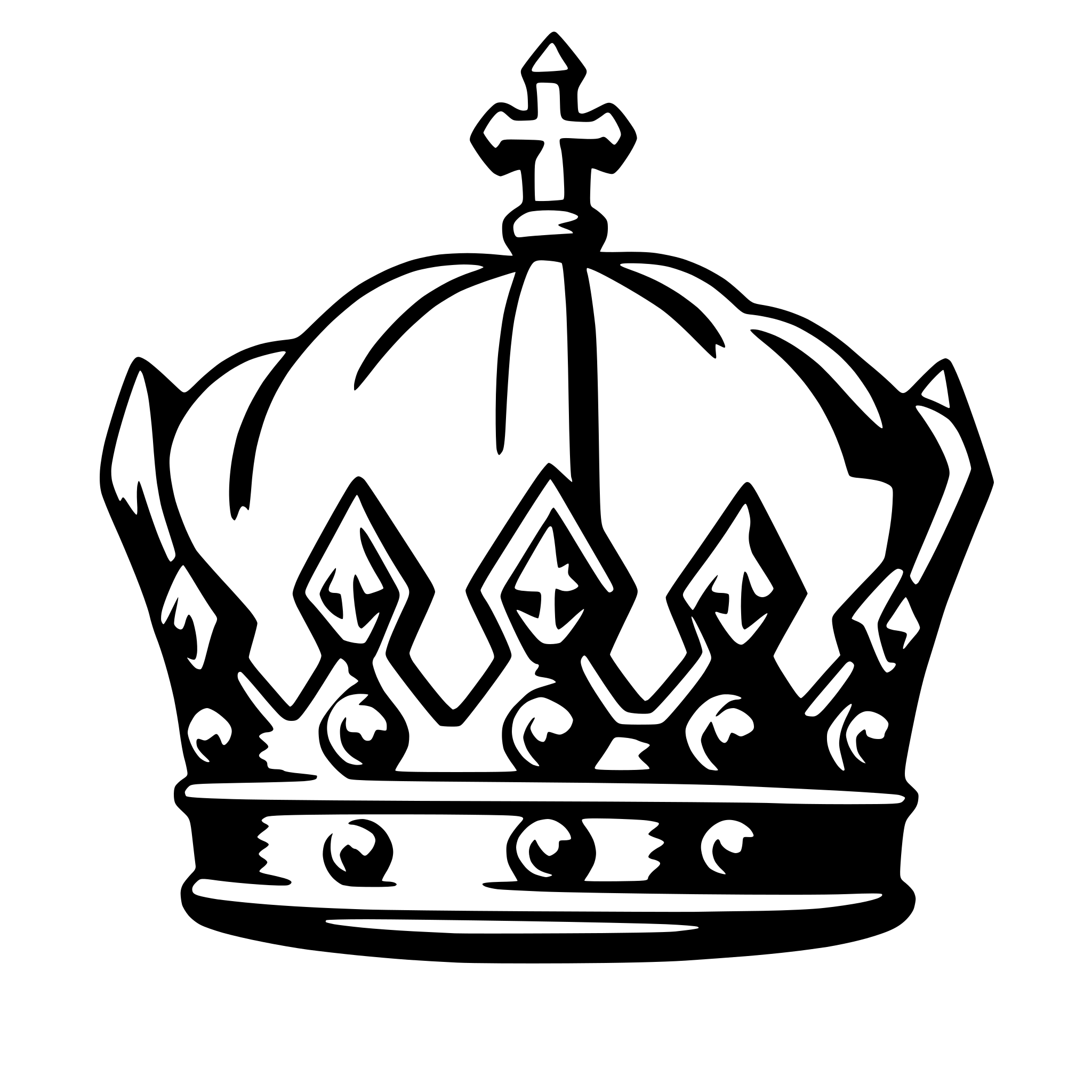 AI-generated SVG of a crown