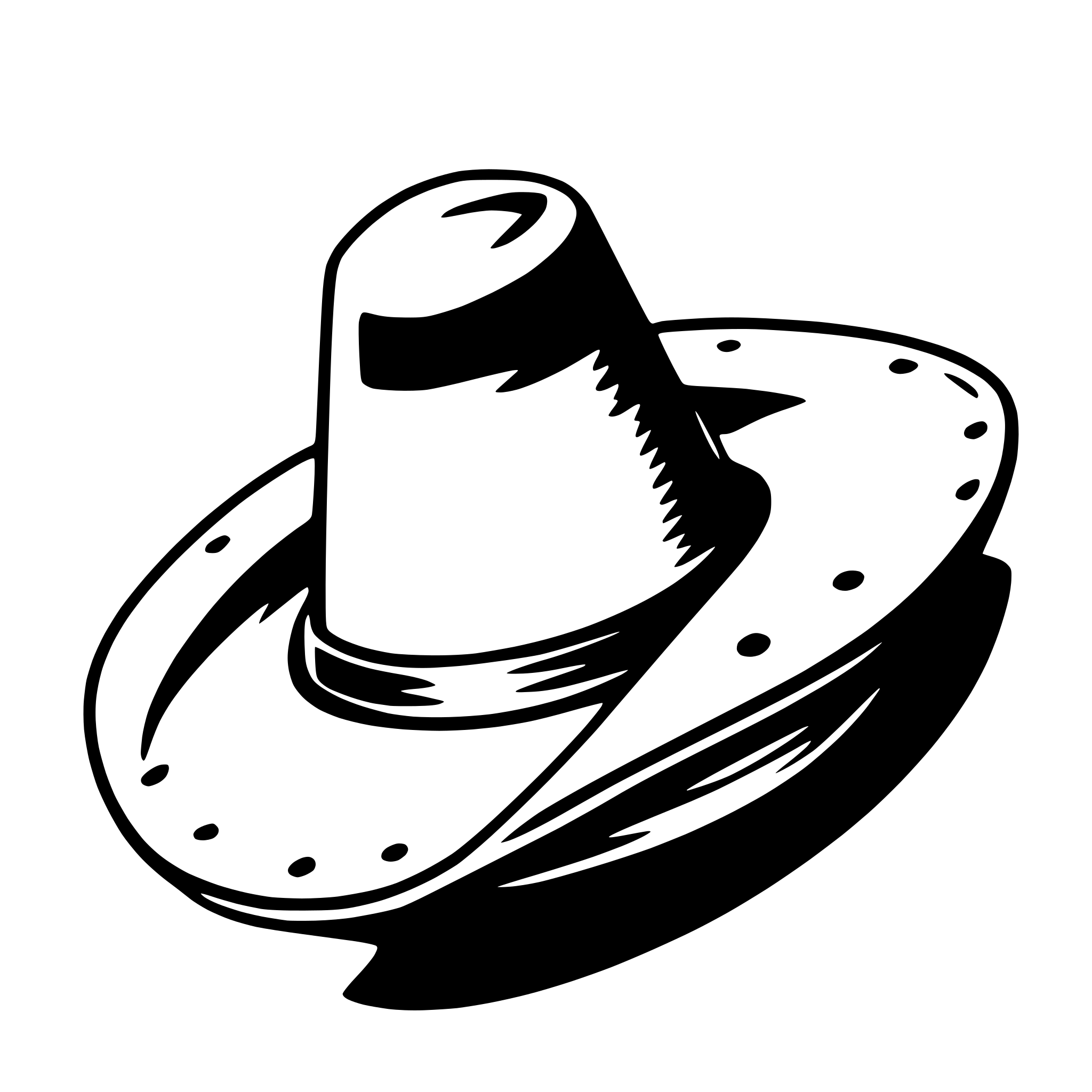 AI-generated SVG of 'sombrero'