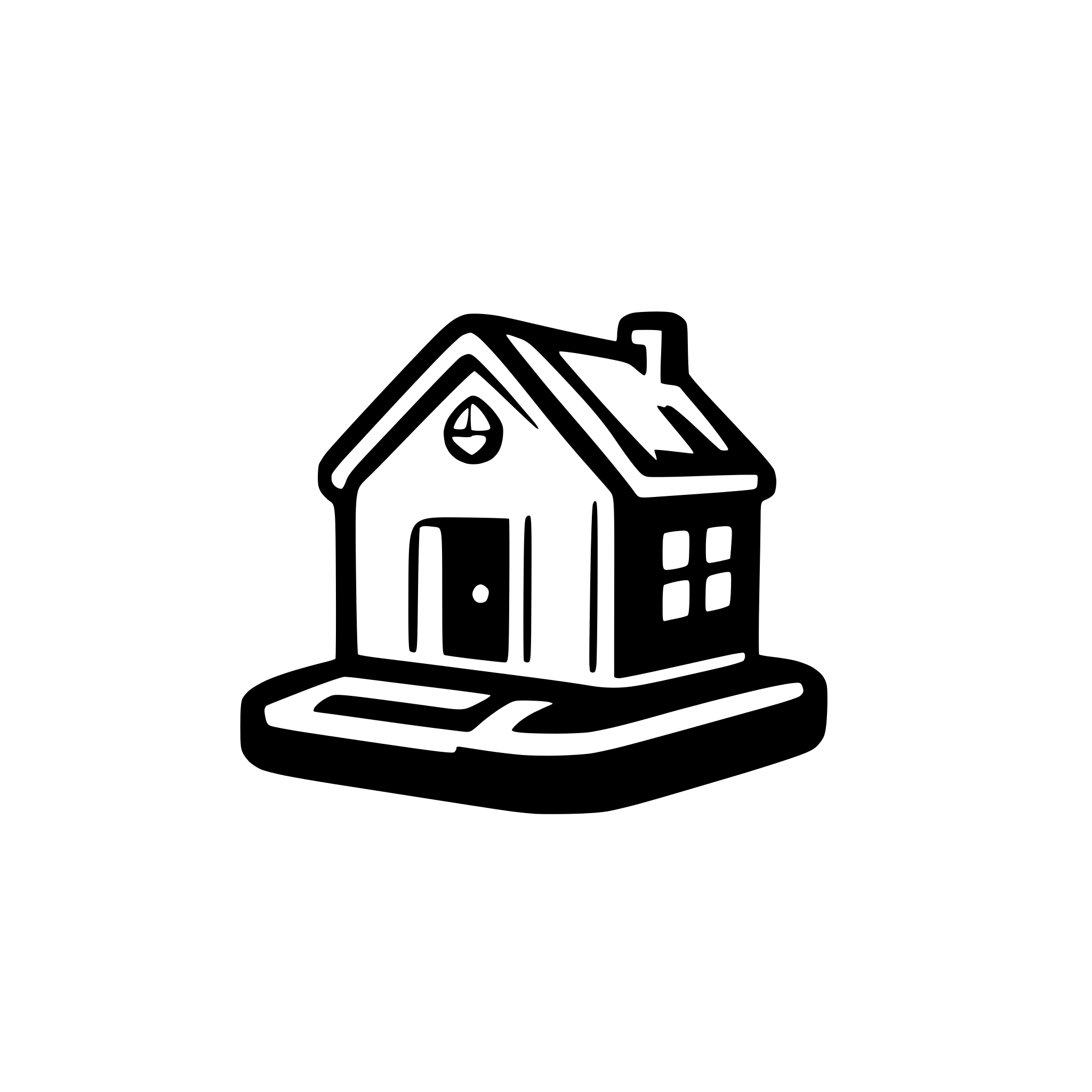 AI-generated SVG of a house