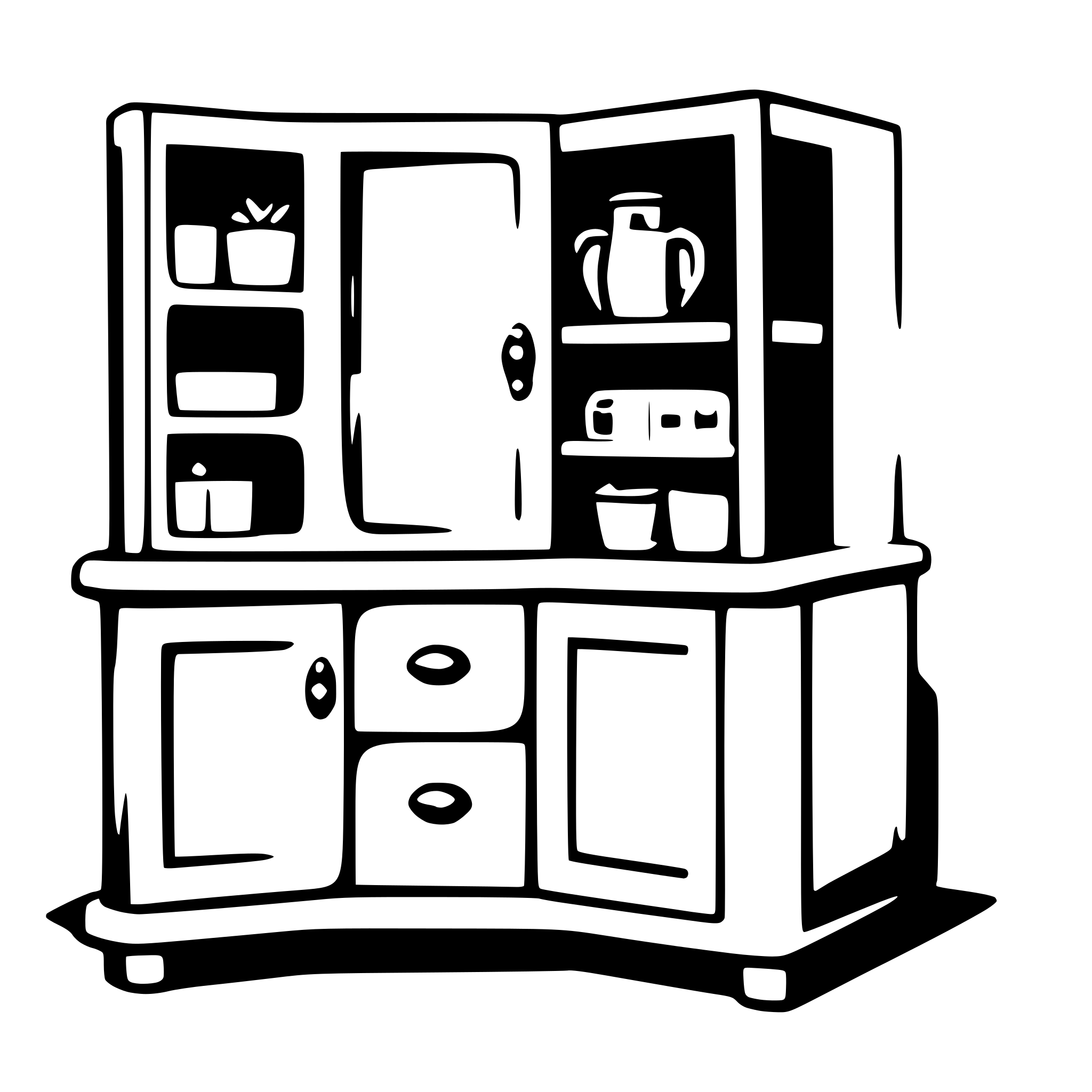 AI-generated SVG of a cabinet