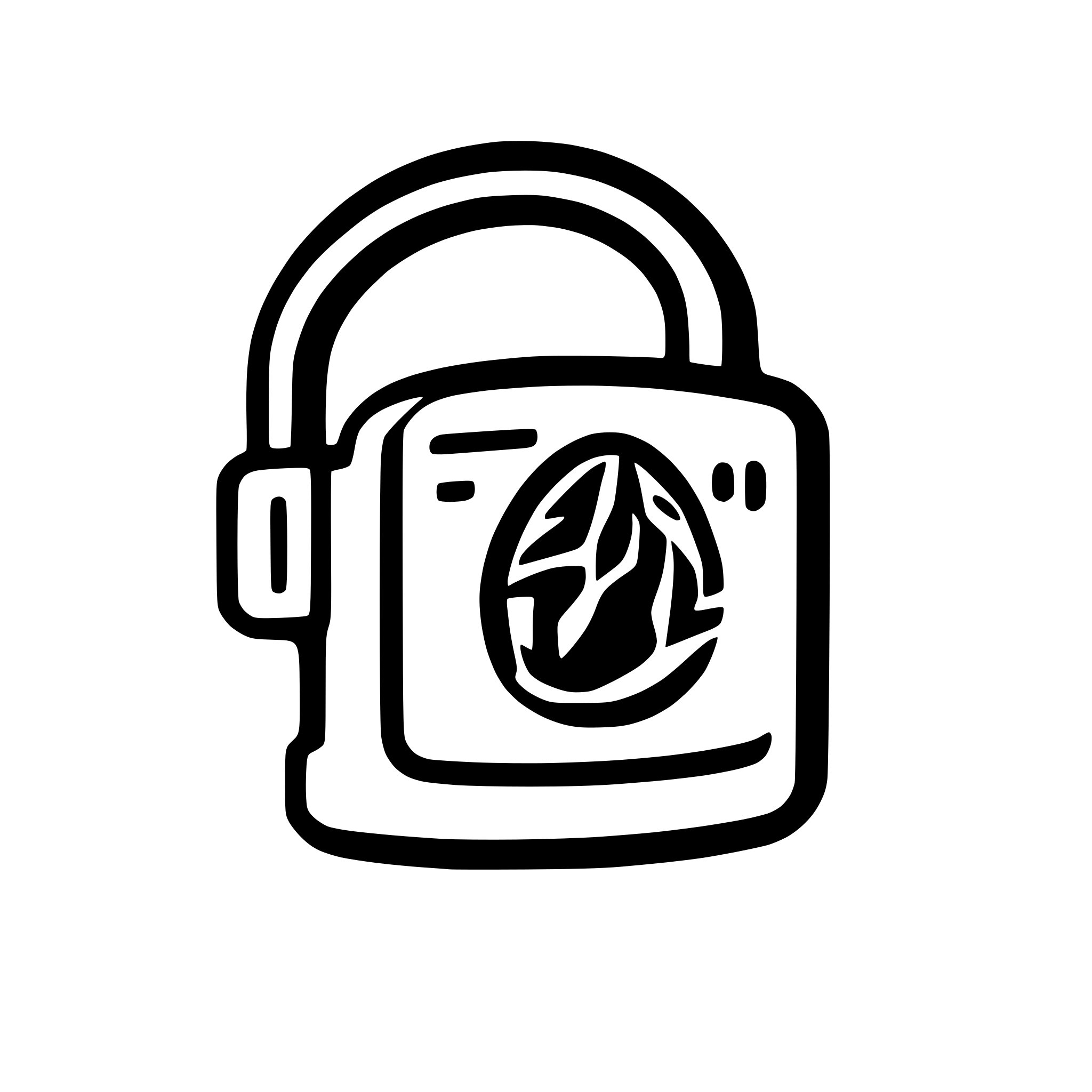 AI-generated SVG of a lock with finger print icon
