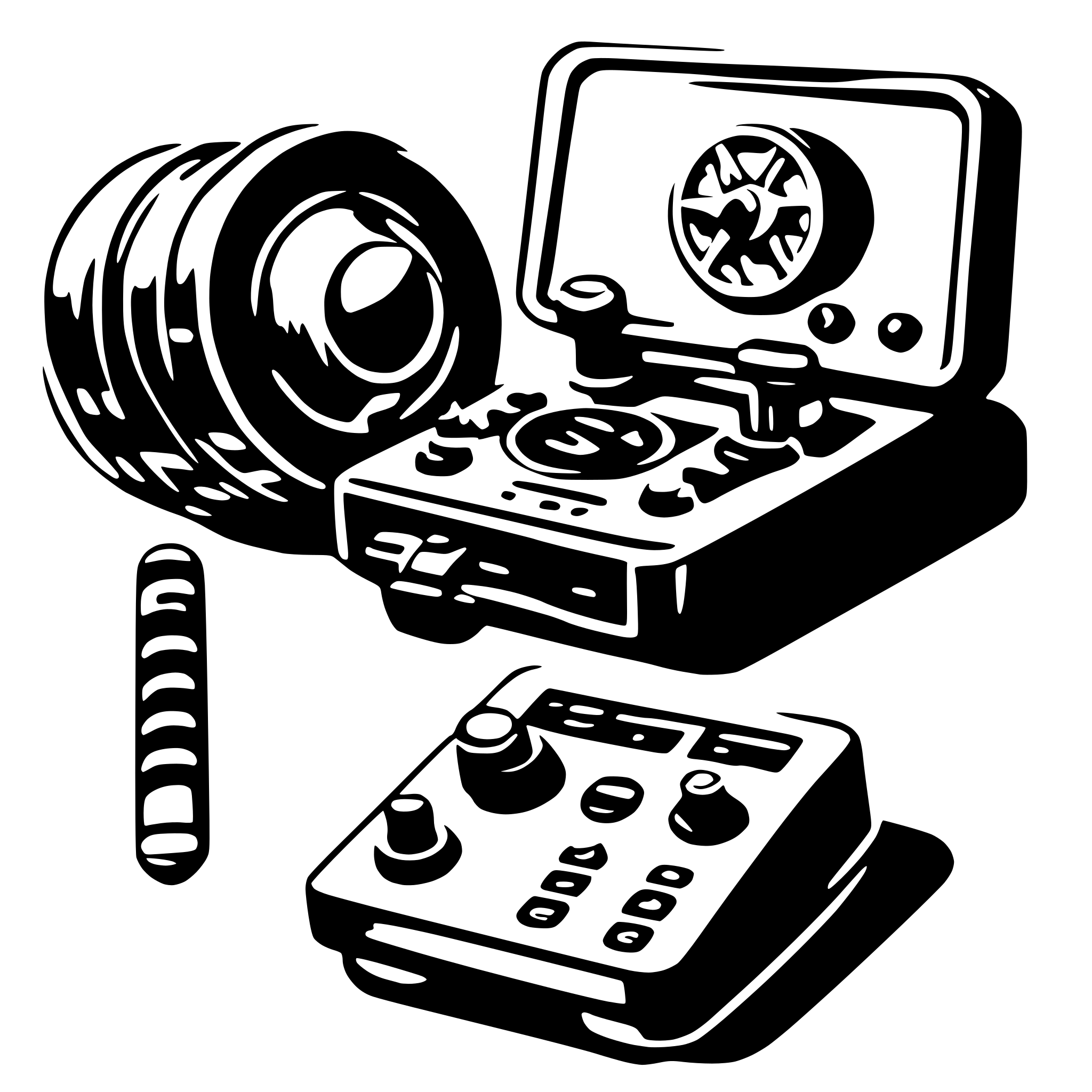AI-generated SVG of 'advanced radio control'