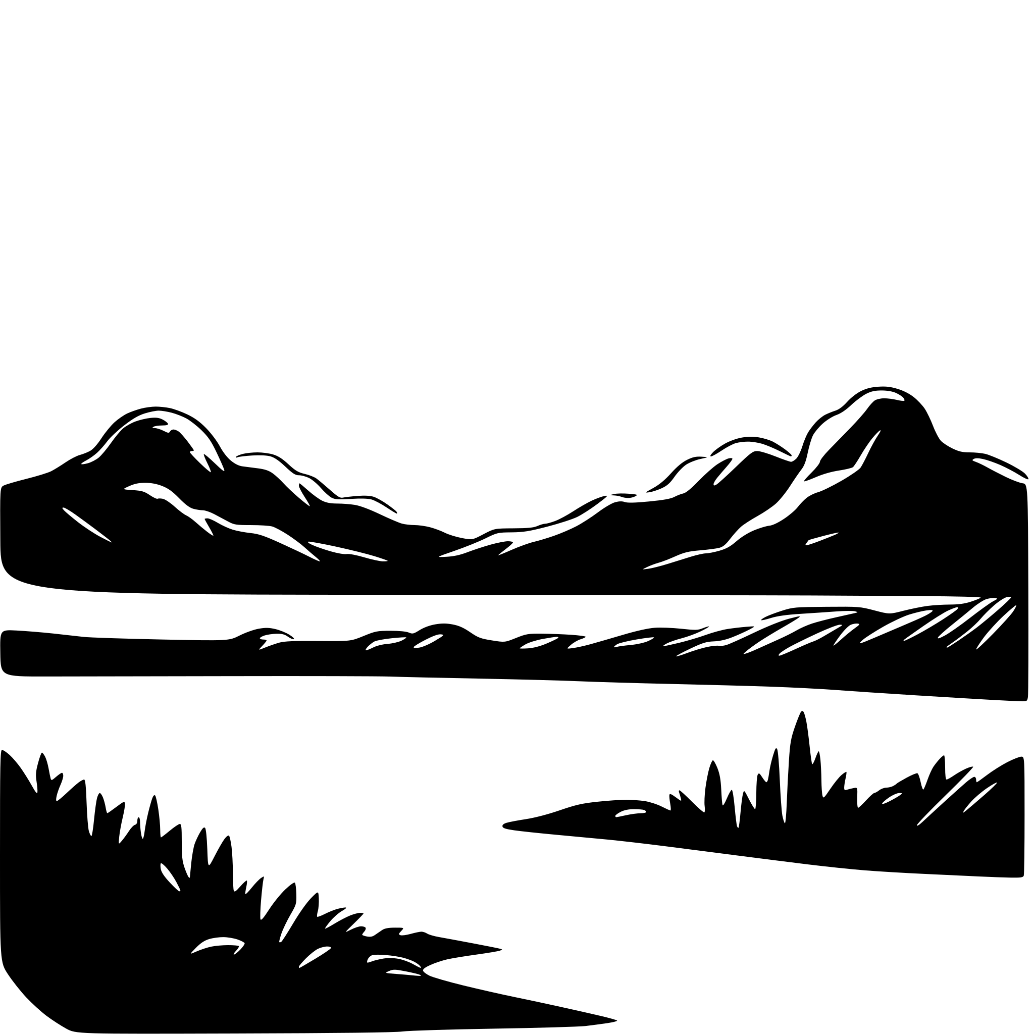 AI-generated SVG of a sunset