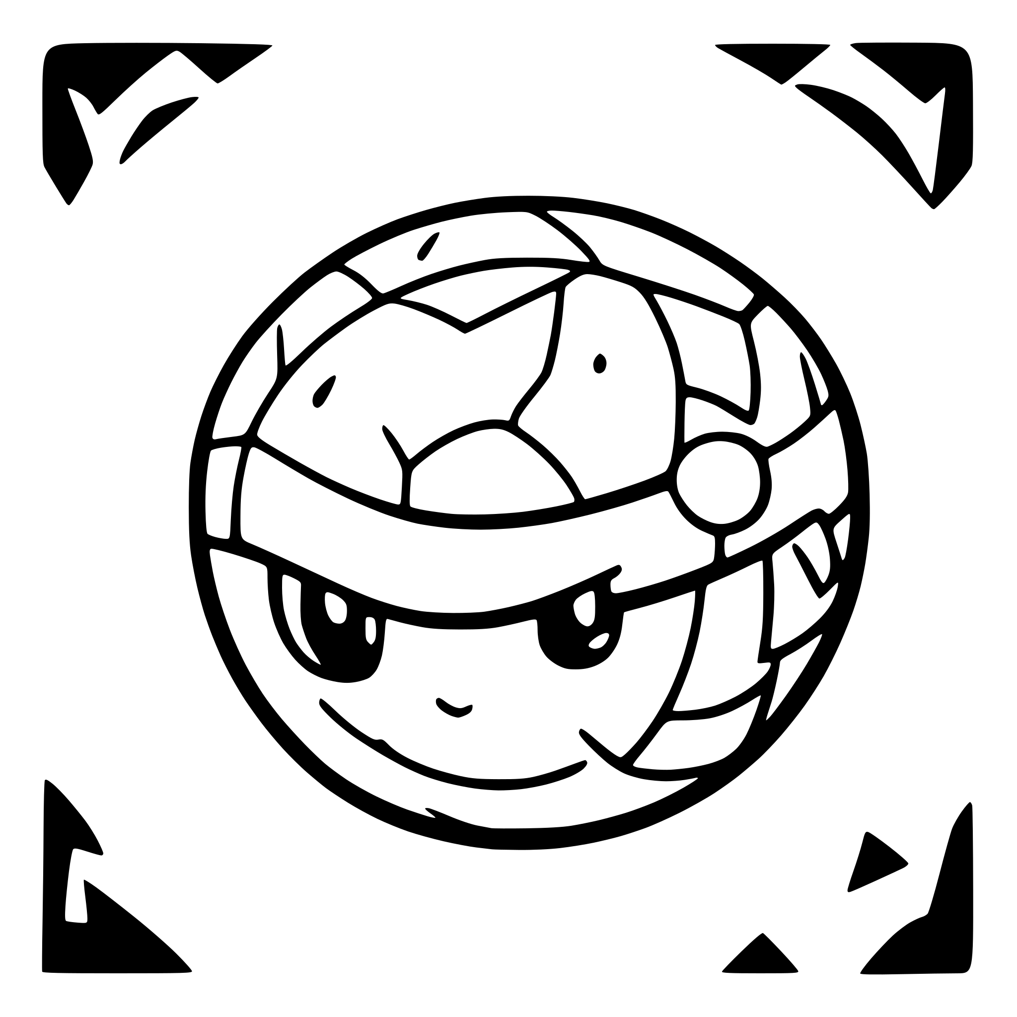 AI-generated SVG of a Masterball
