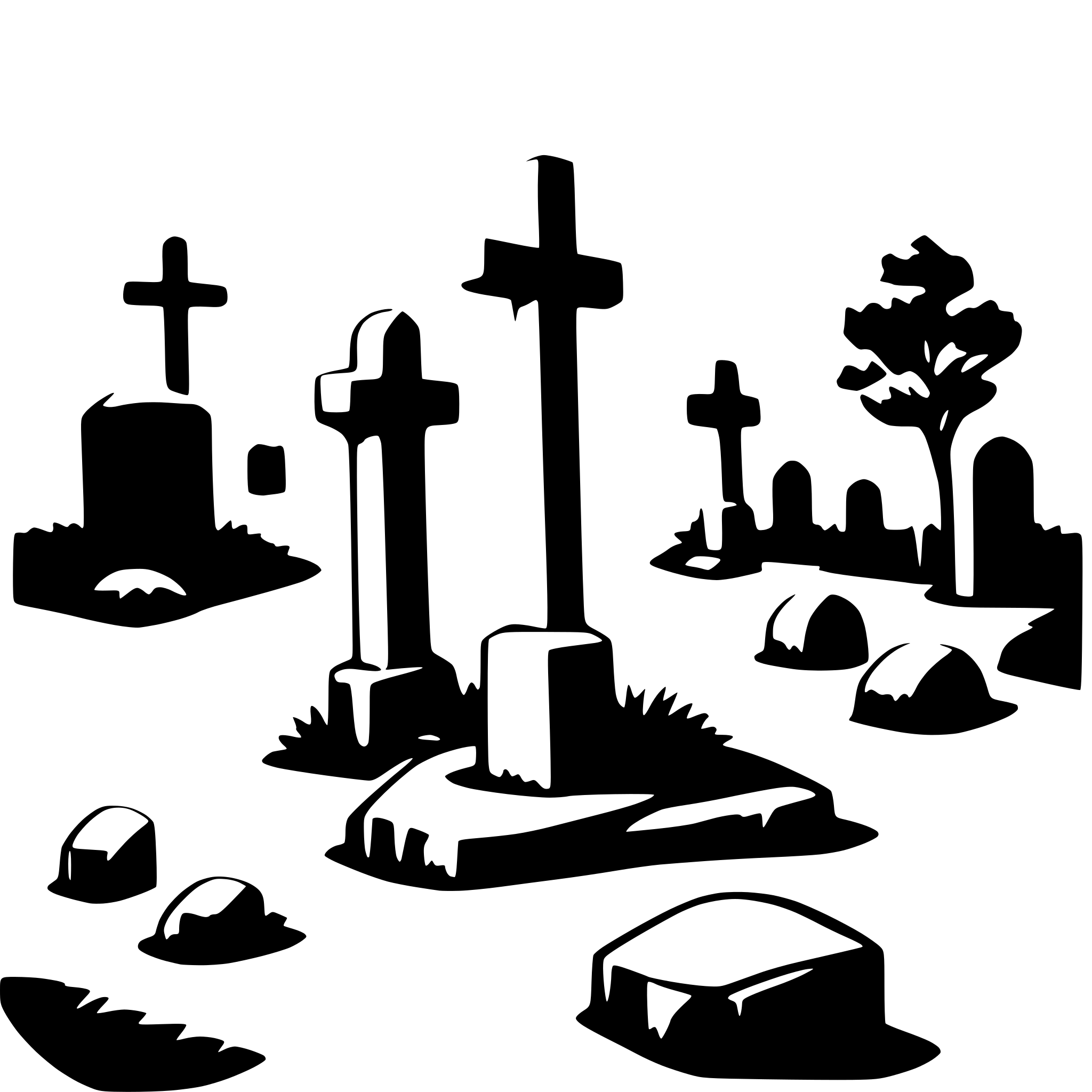 AI-generated SVG of 'cemetery'