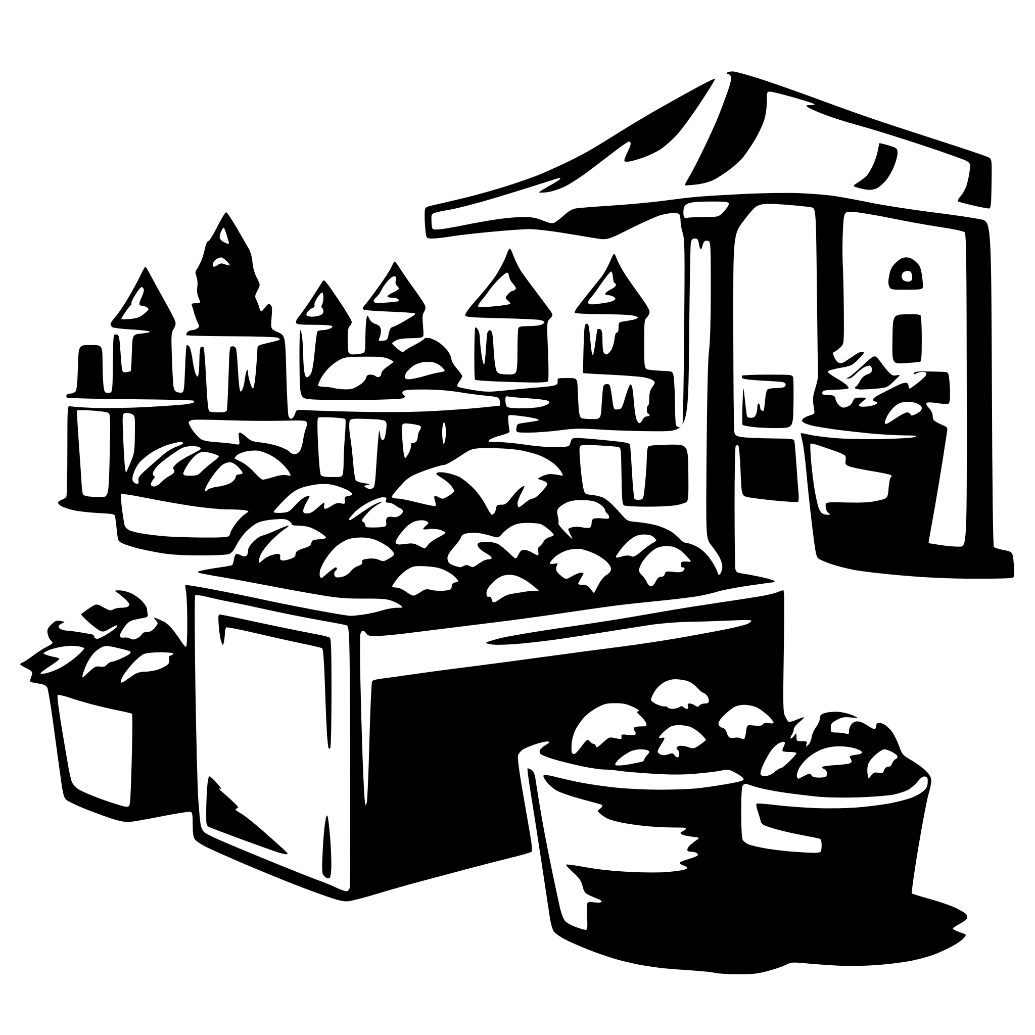 AI-generated SVG of 'marketplace'