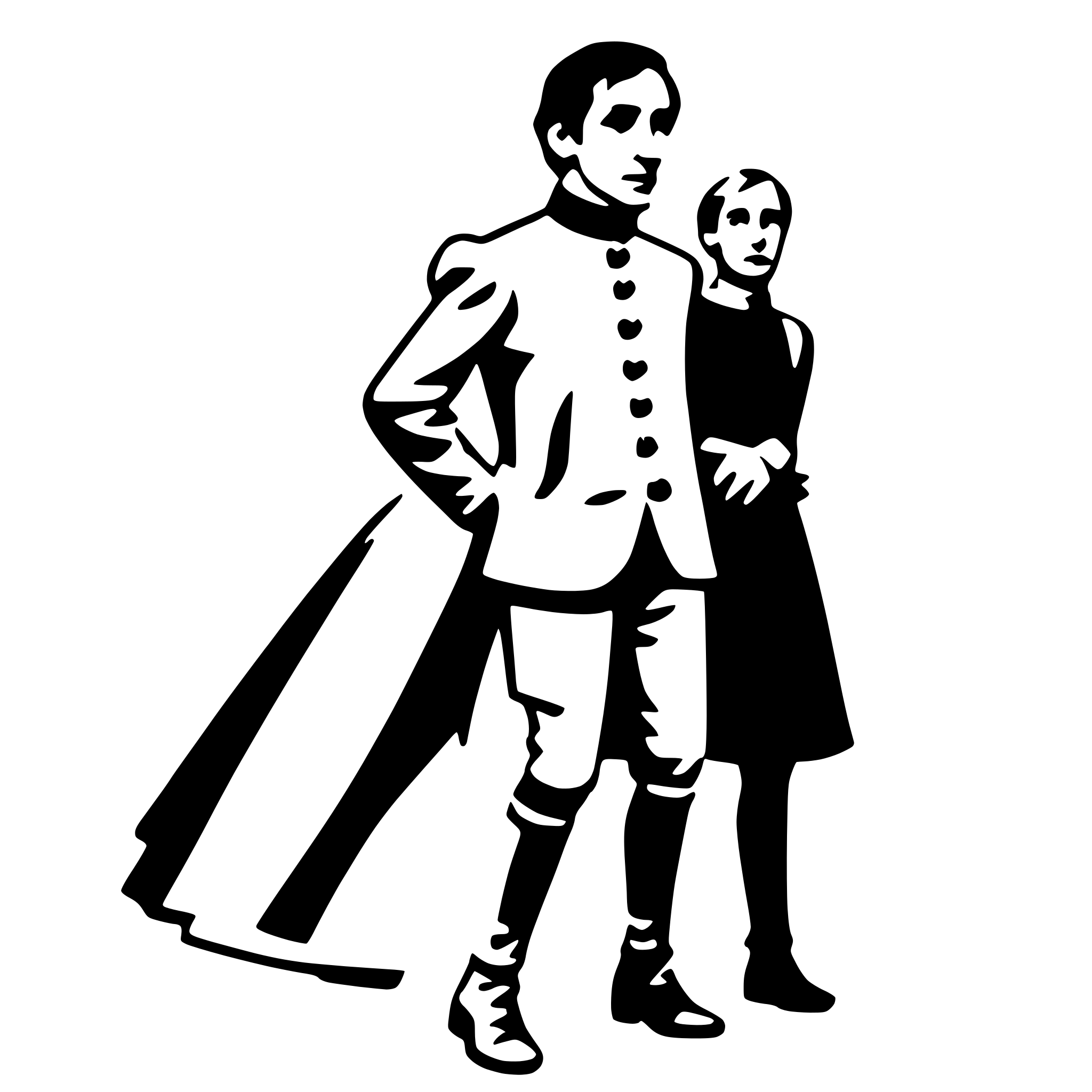 AI-generated SVG of a edgar degas