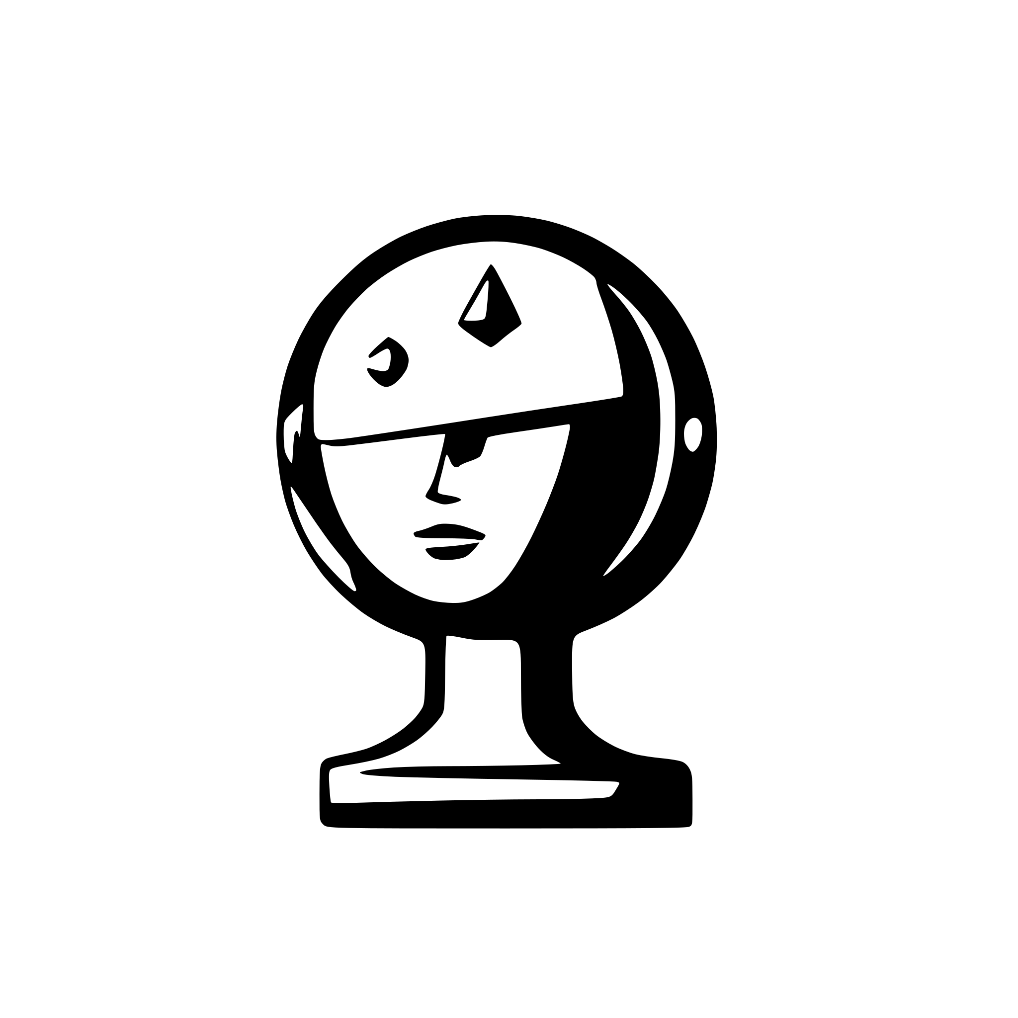 AI-generated SVG of a abstract robot and human logo