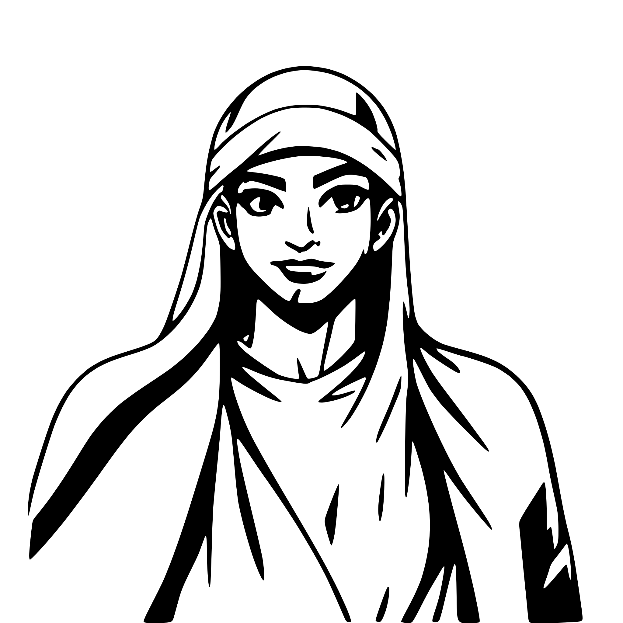 AI-generated SVG of a hisorical arabic man on horse