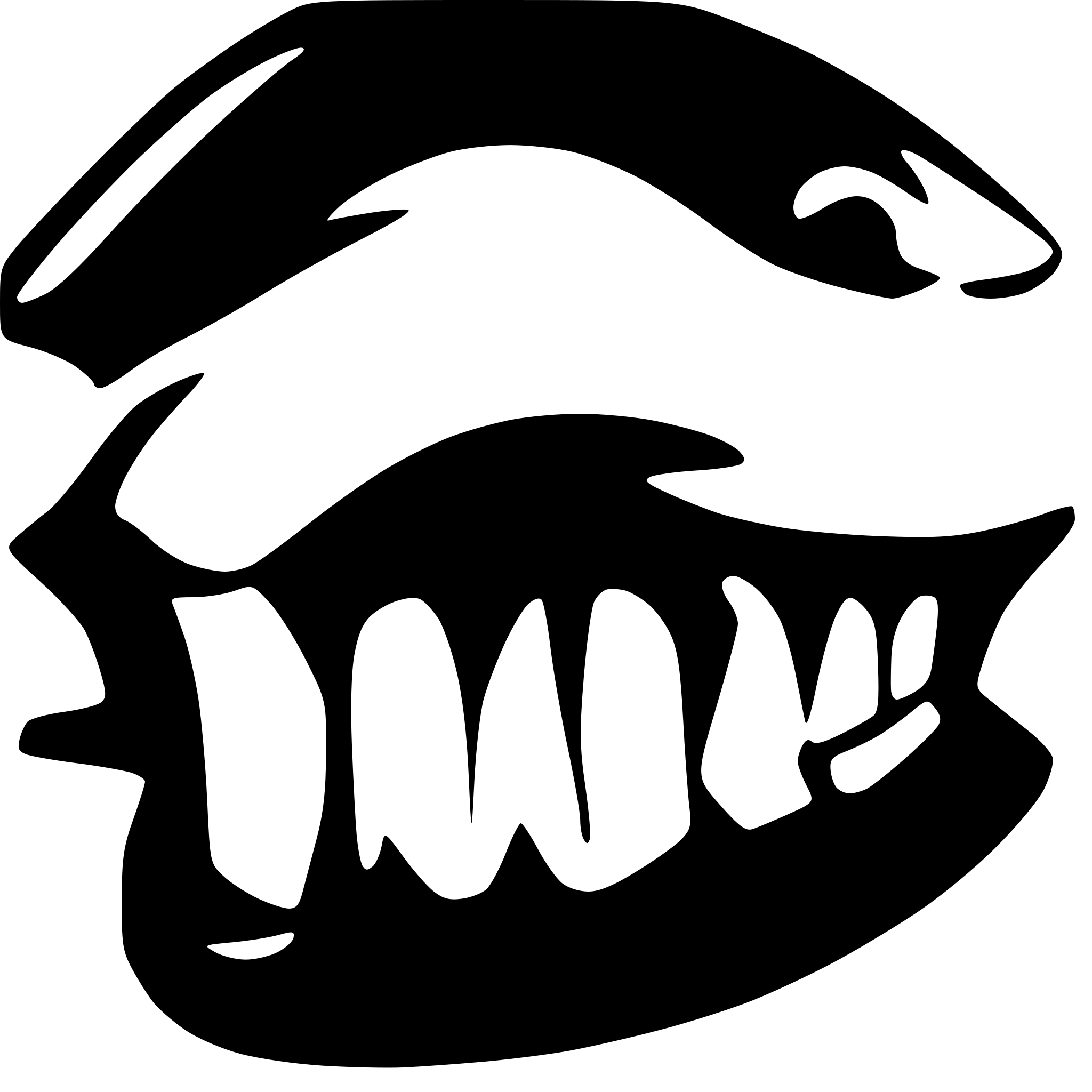 AI-generated SVG of a shark jaw bite