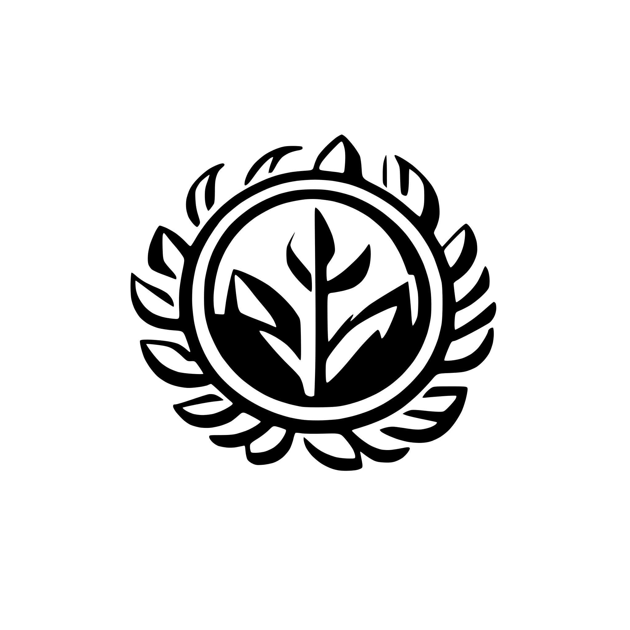AI-generated SVG of a generate a logo for a erp-system company (it should be a blue logo)