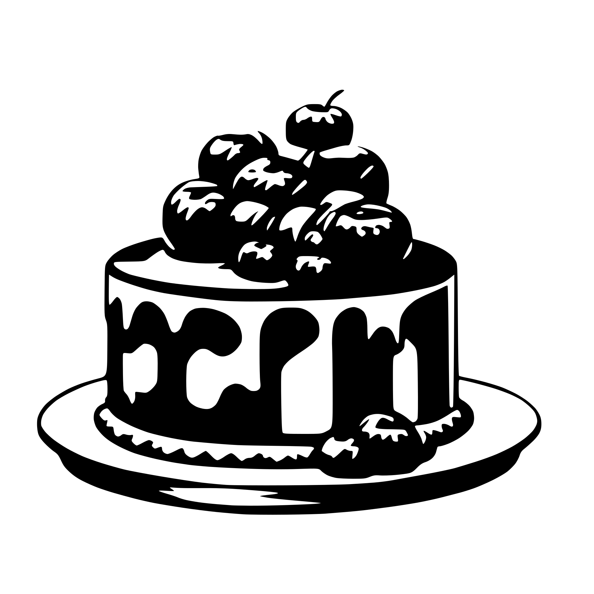 AI-generated SVG of a cake
