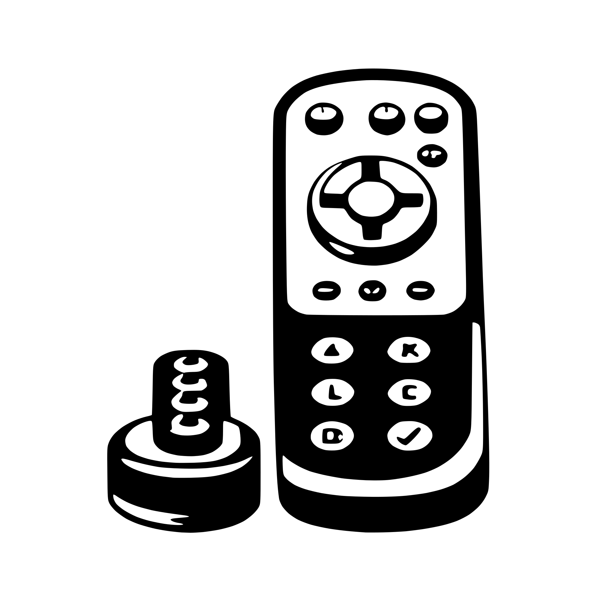 AI-generated SVG of 'remote'
