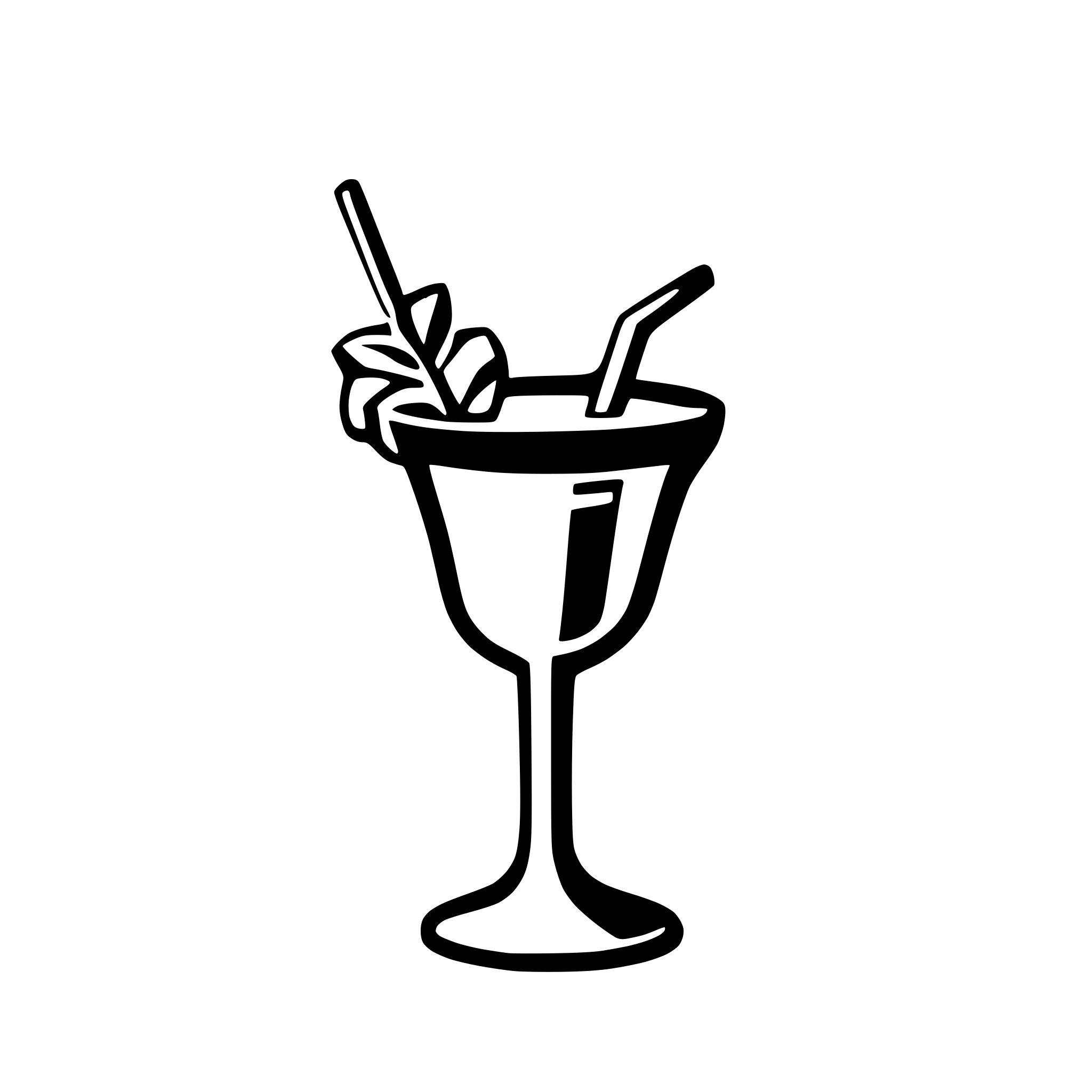 AI-generated SVG of a a shisha and a cocktail simple and elegant