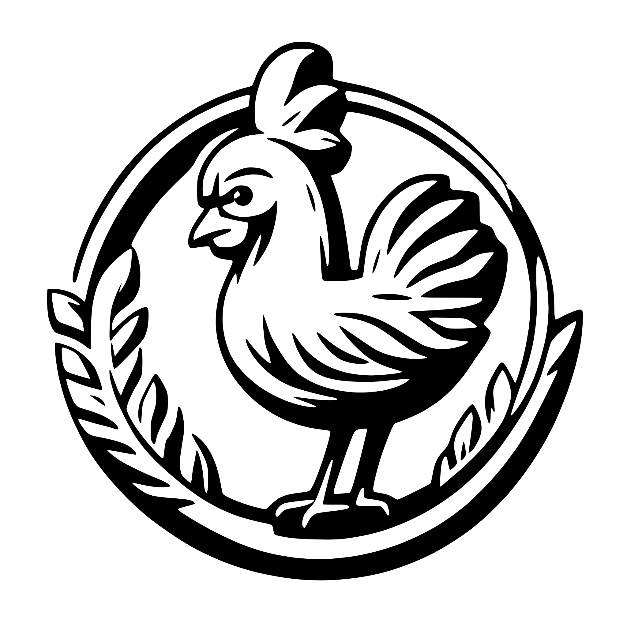 AI-generated SVG of a cock