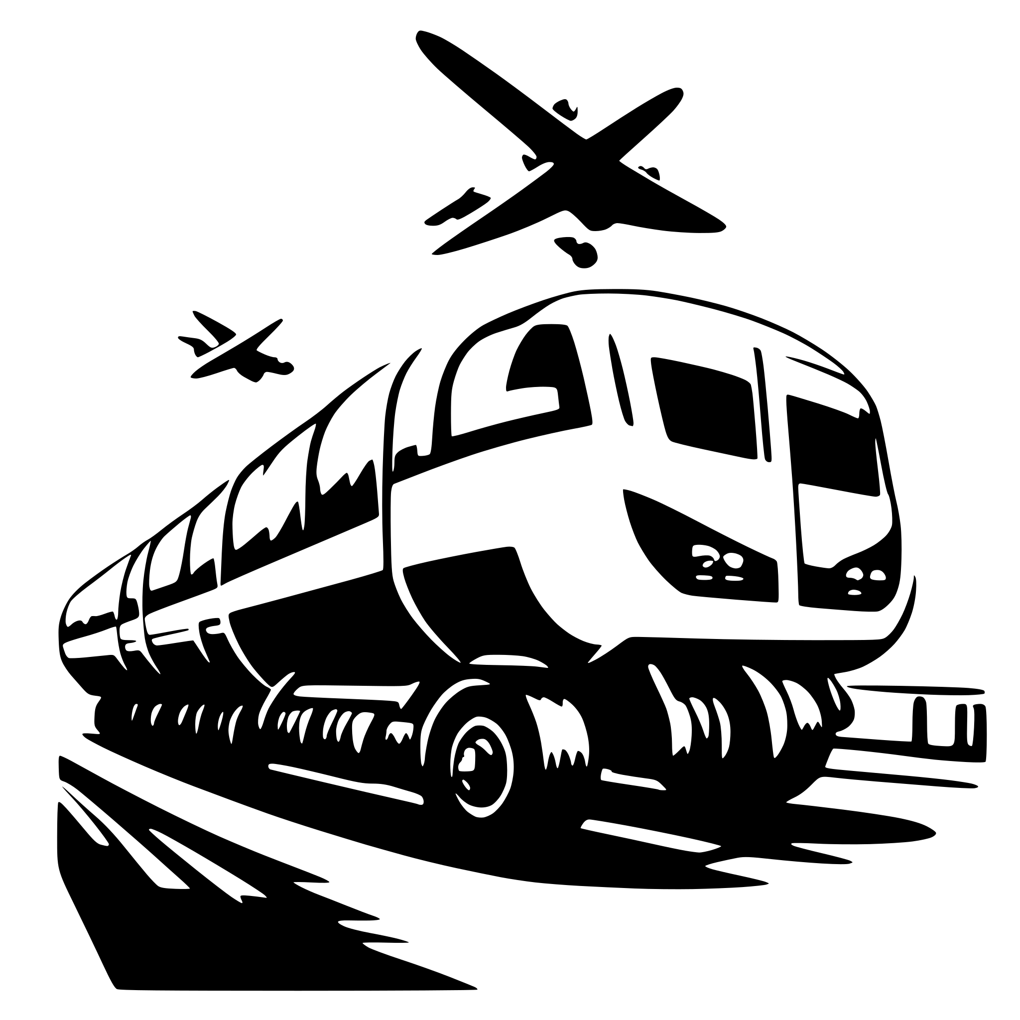 AI-generated SVG of a transports and logistic