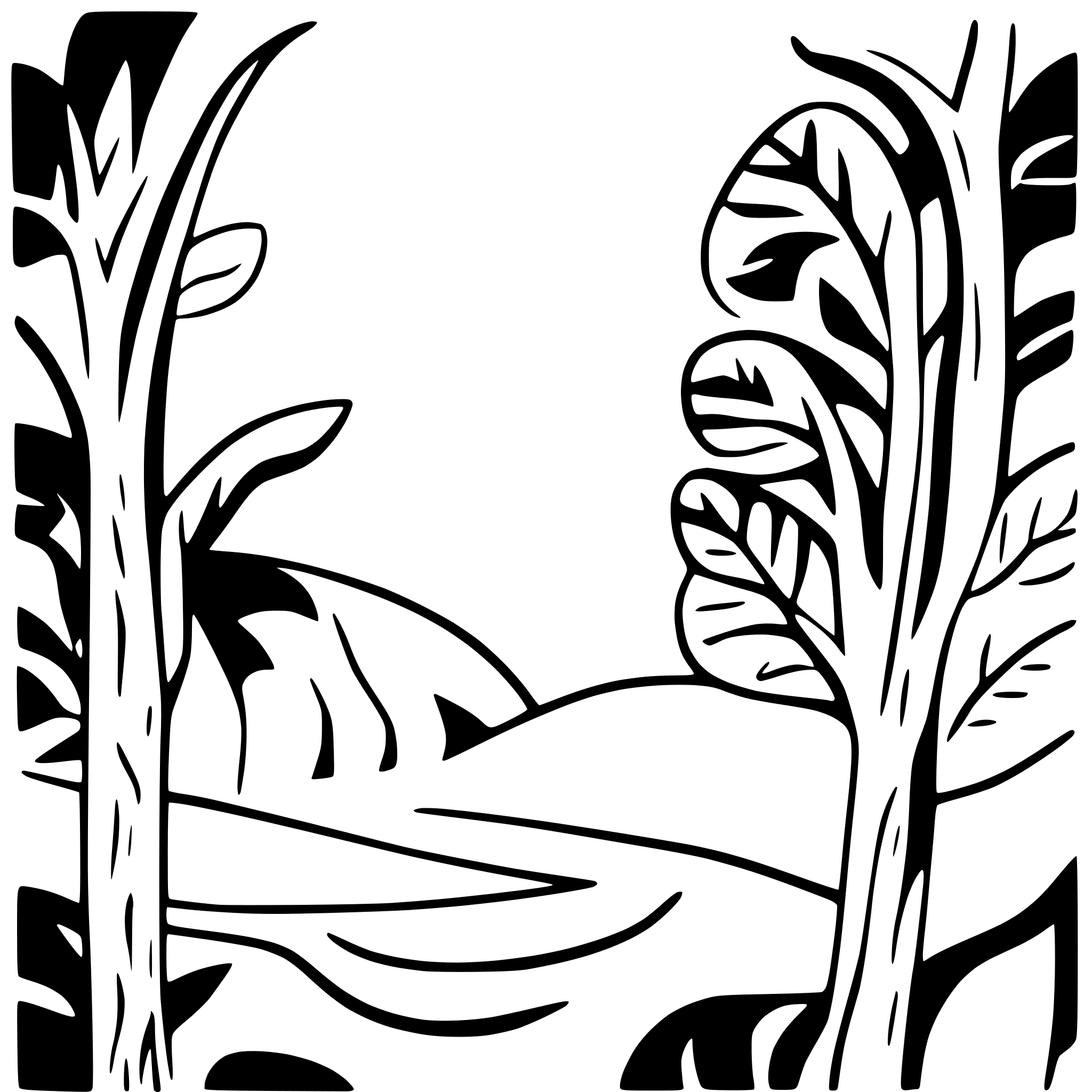 AI-generated SVG of 'forest'