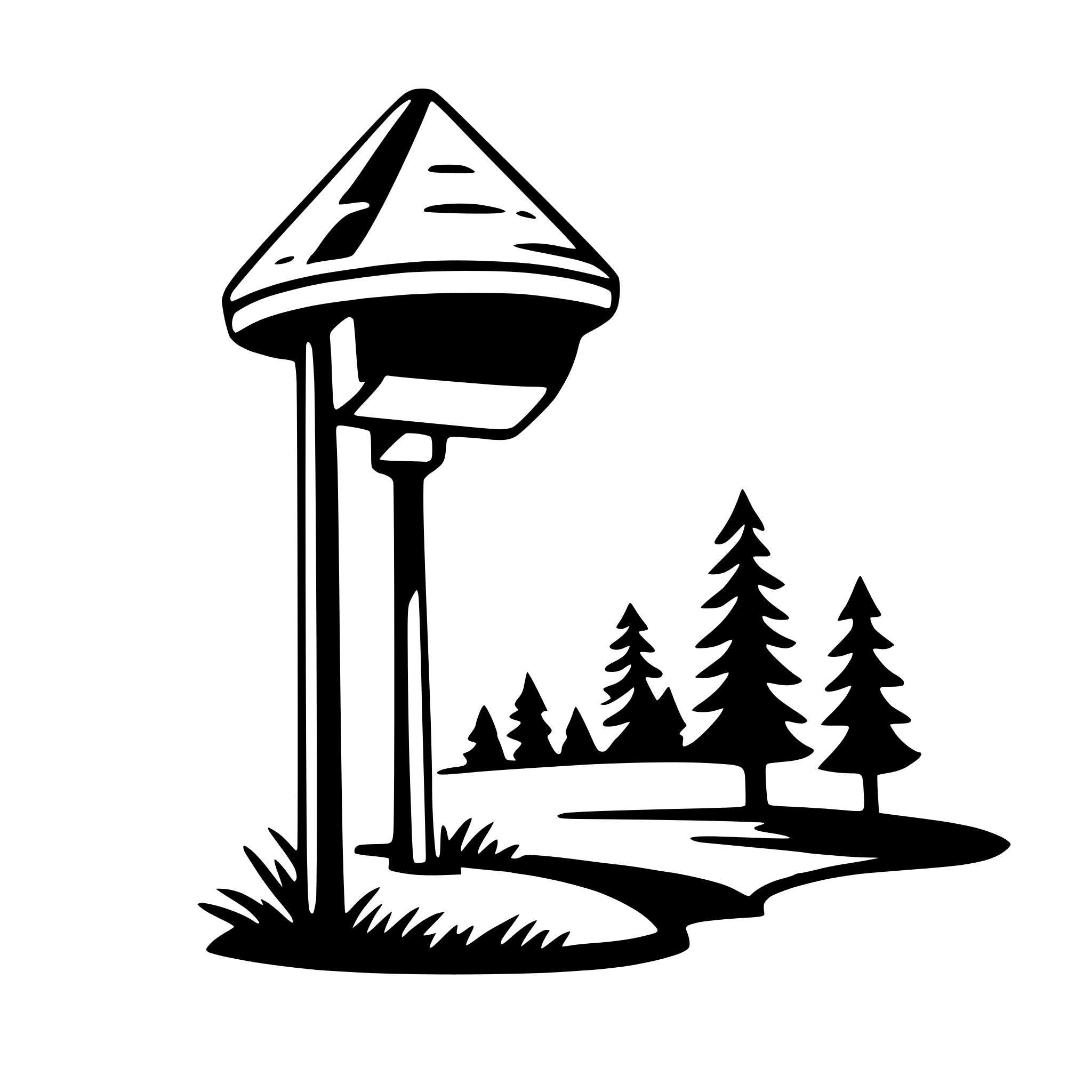 AI-generated SVG of a postcard