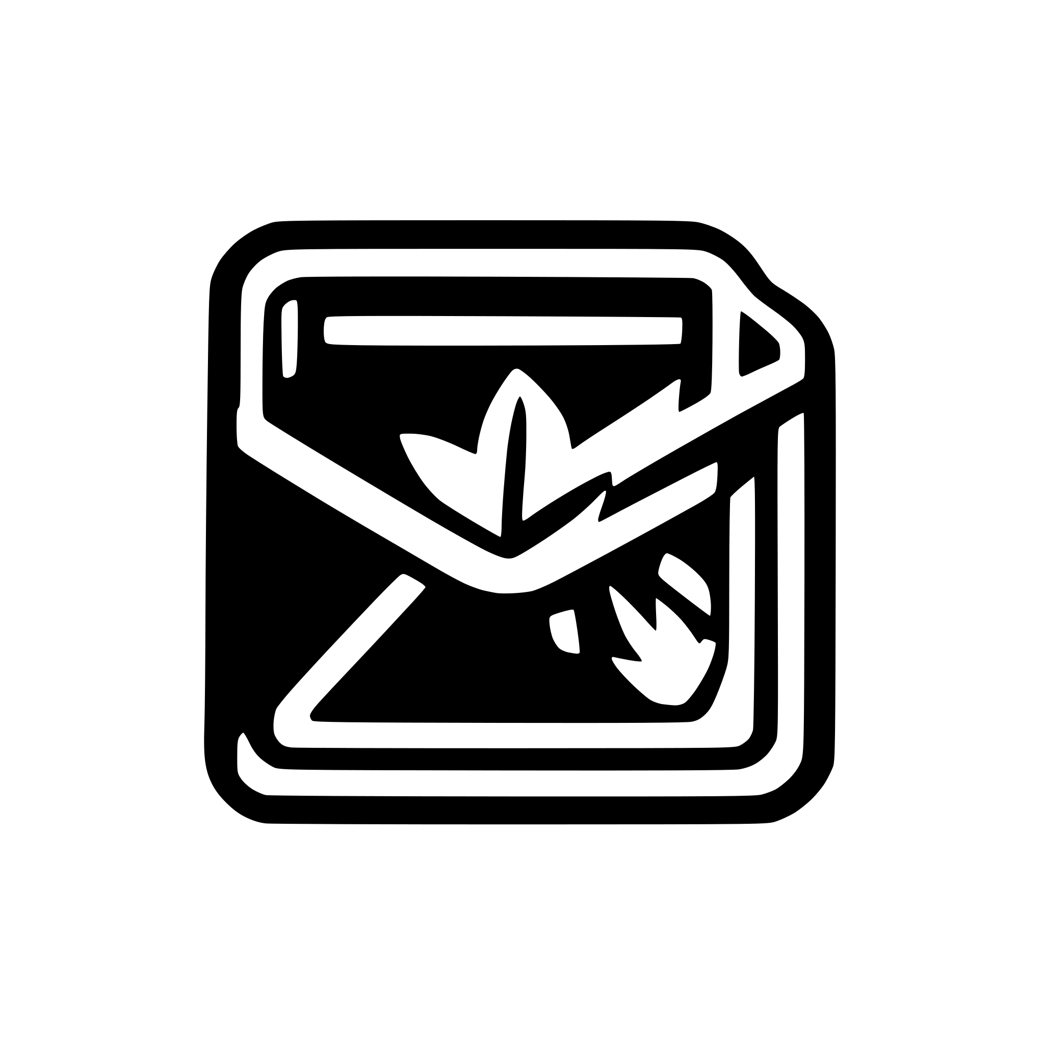 AI-generated SVG of a newsletter icon
