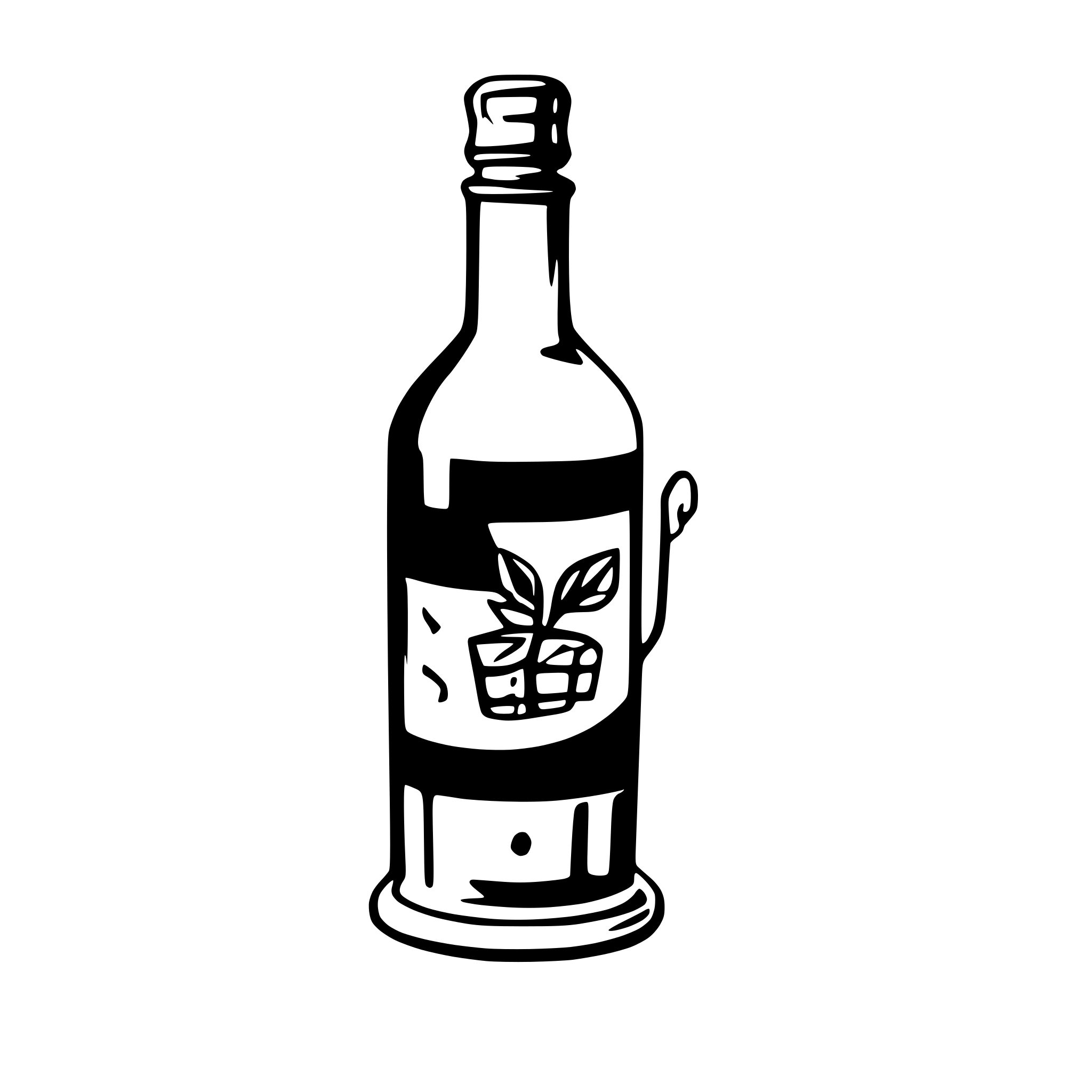 AI-generated SVG of a equilibrium bottle wine glass wine corkscrew