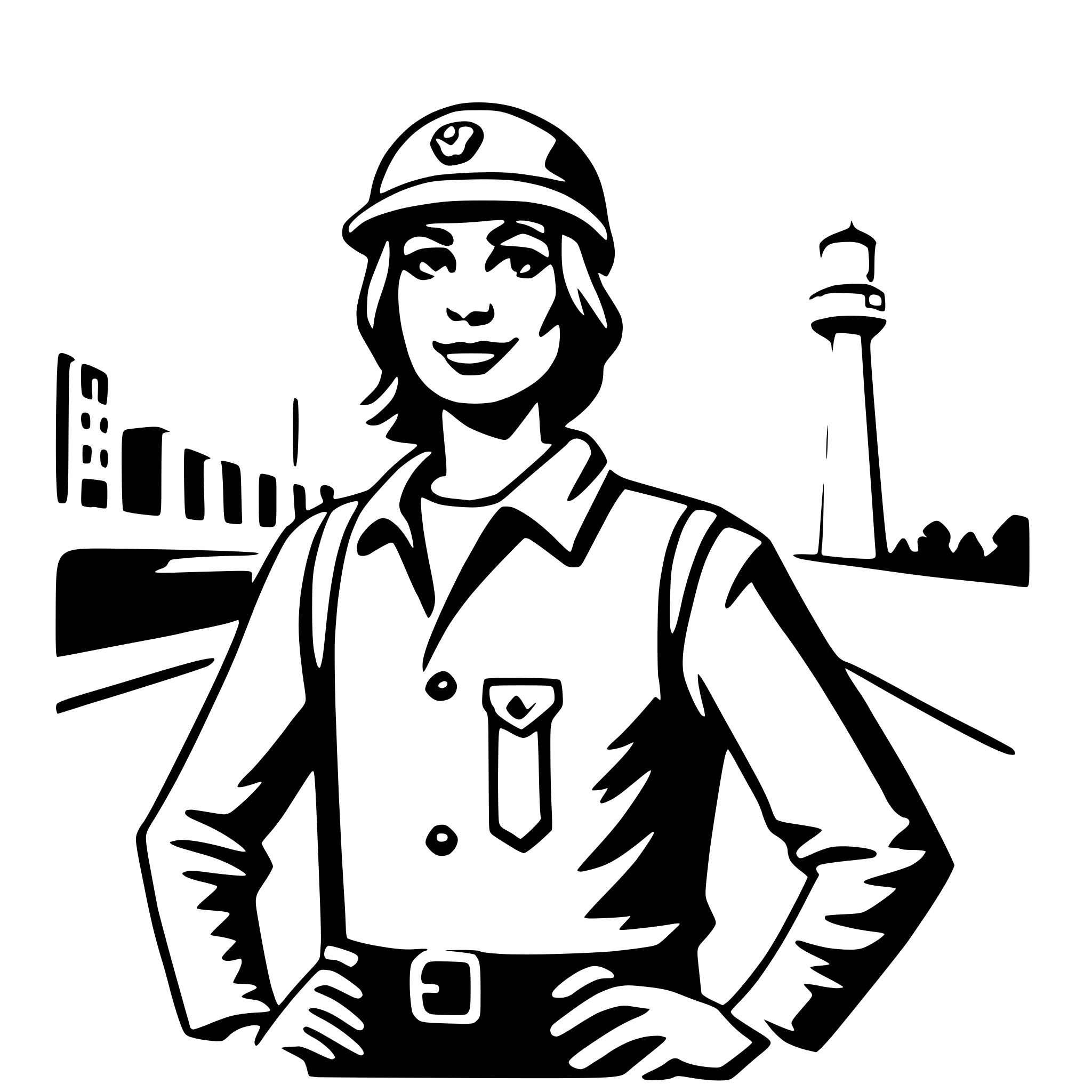 AI-generated SVG of a civil engineer