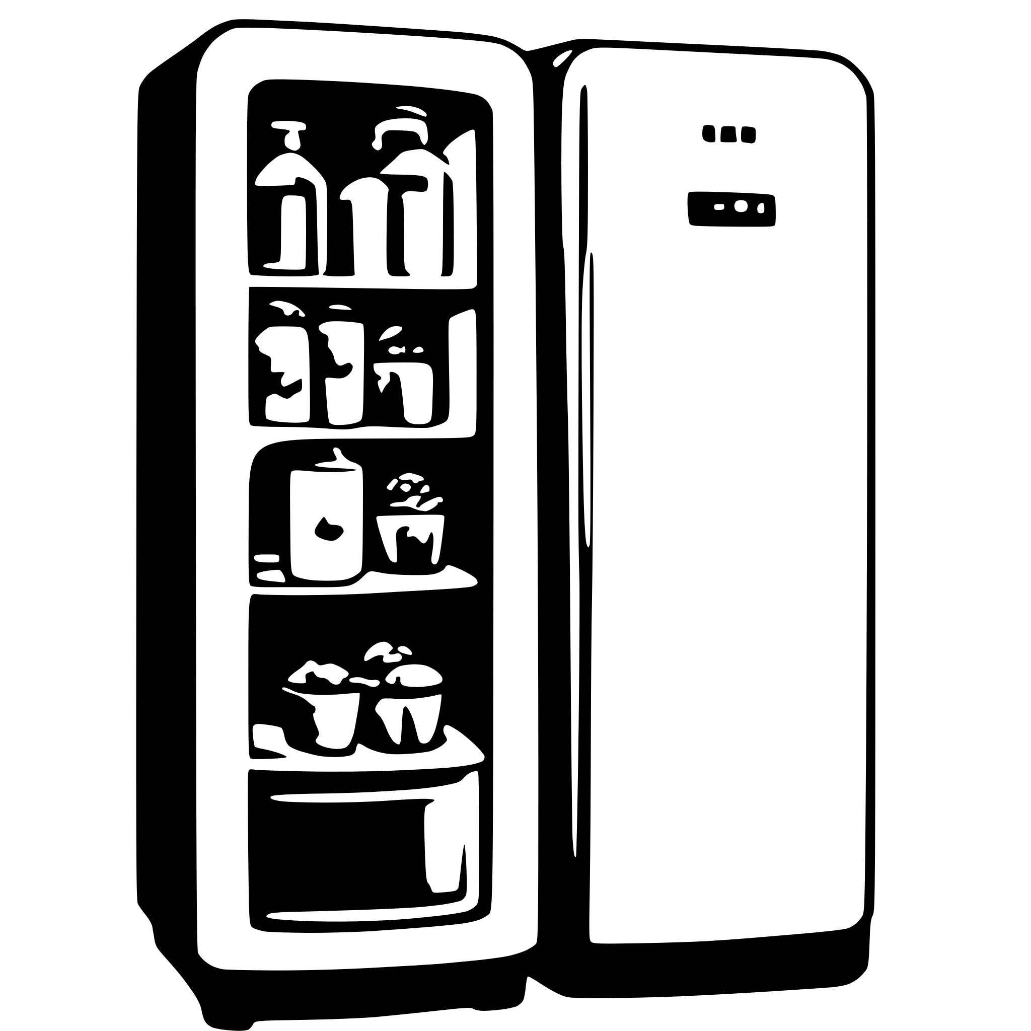 AI-generated SVG of a fridge