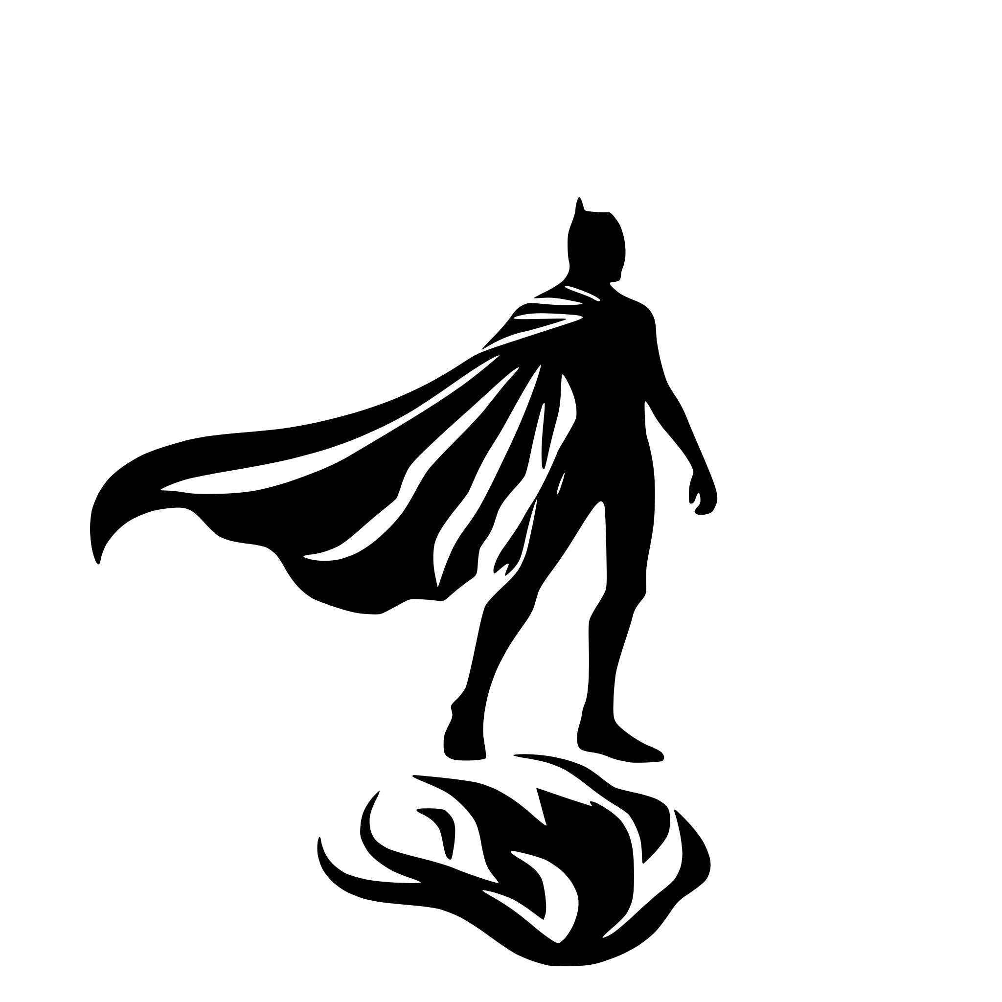 AI-generated SVG of 'batman,'