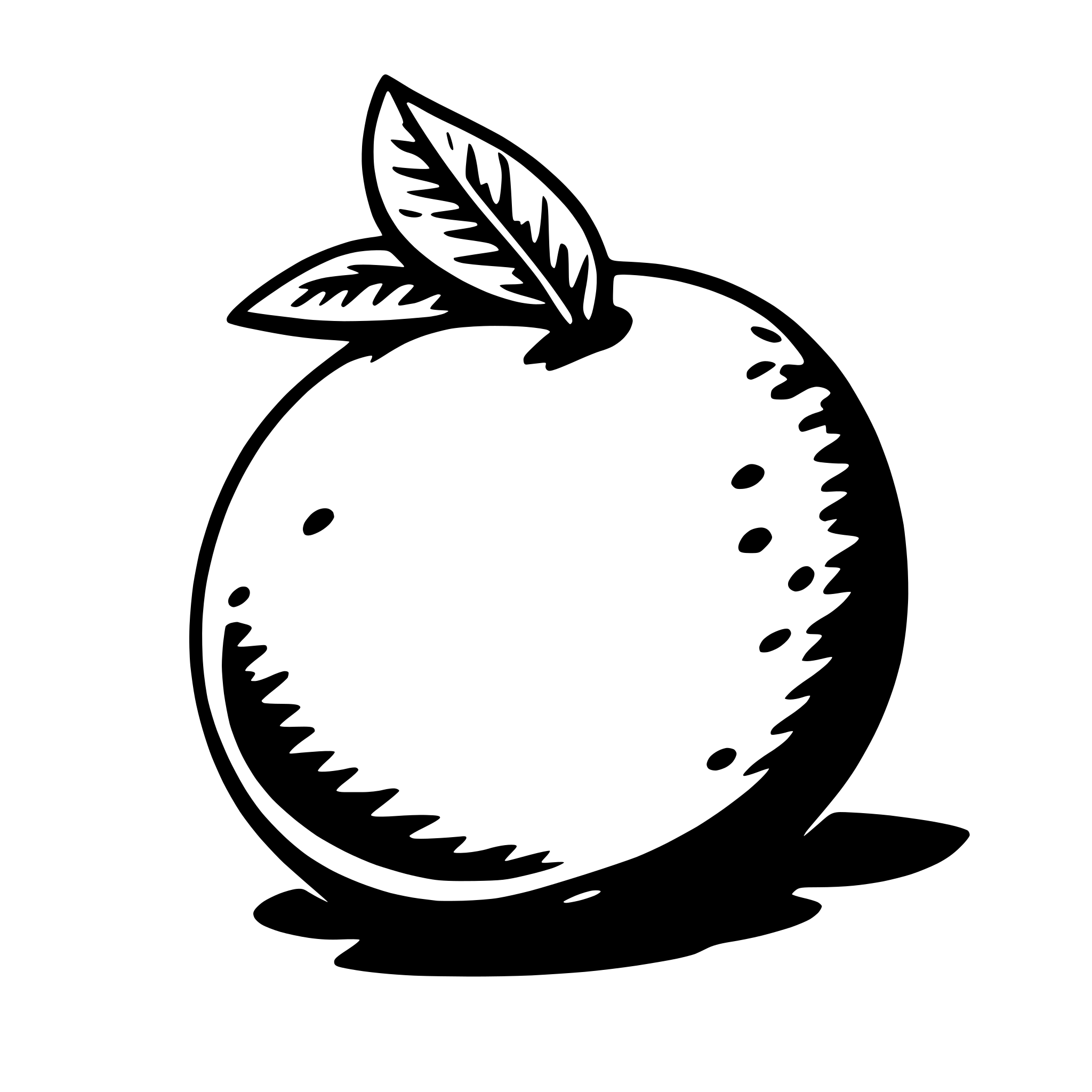 AI-generated SVG of a mango