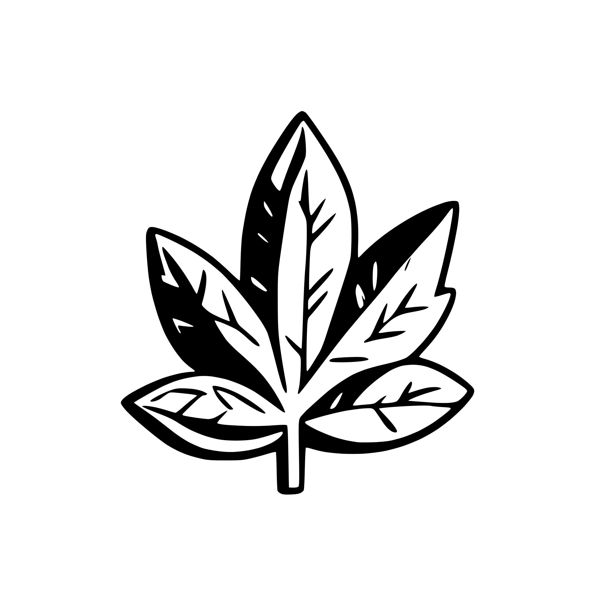 AI-generated SVG of a Cannabis Anchor medical