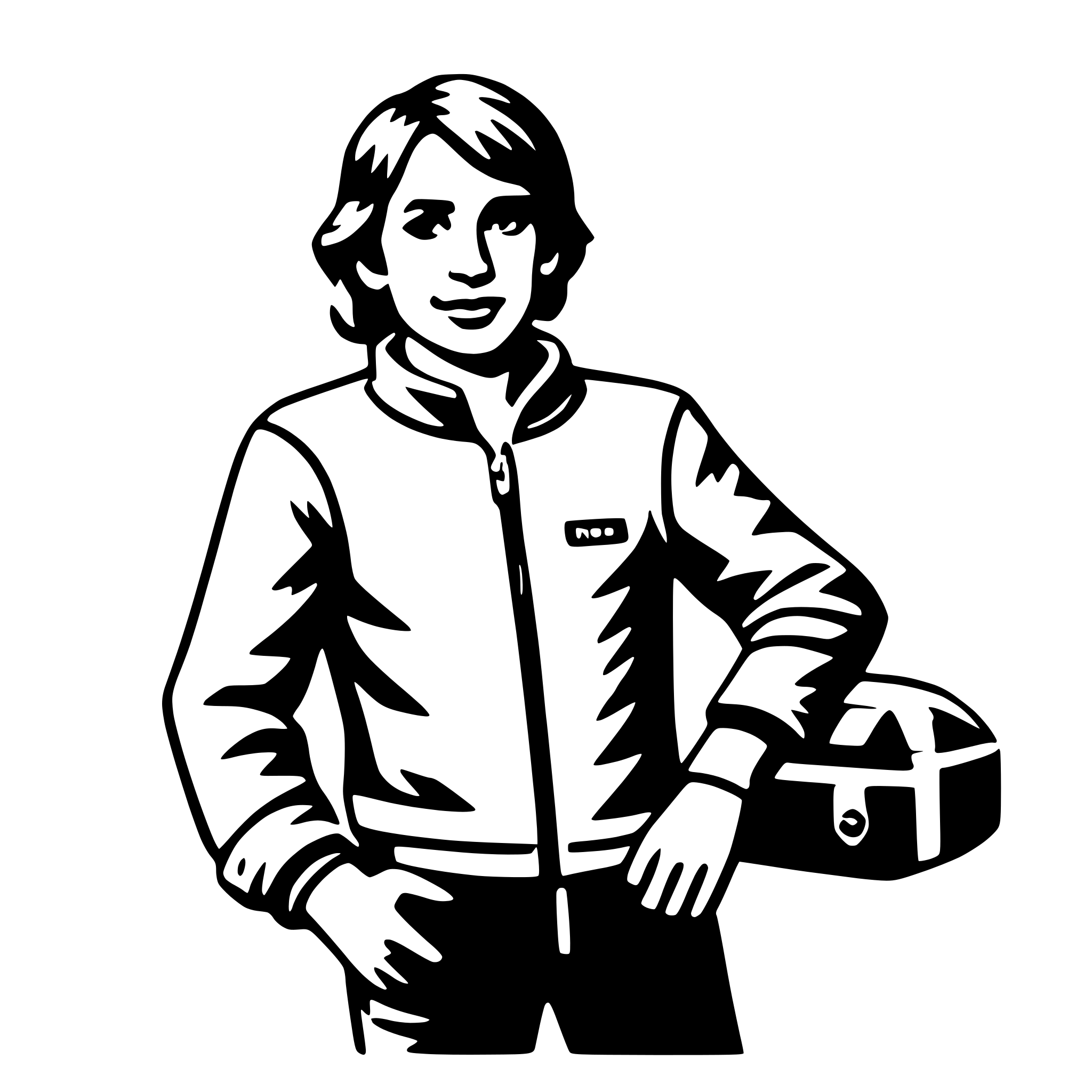 AI-generated SVG of a coach