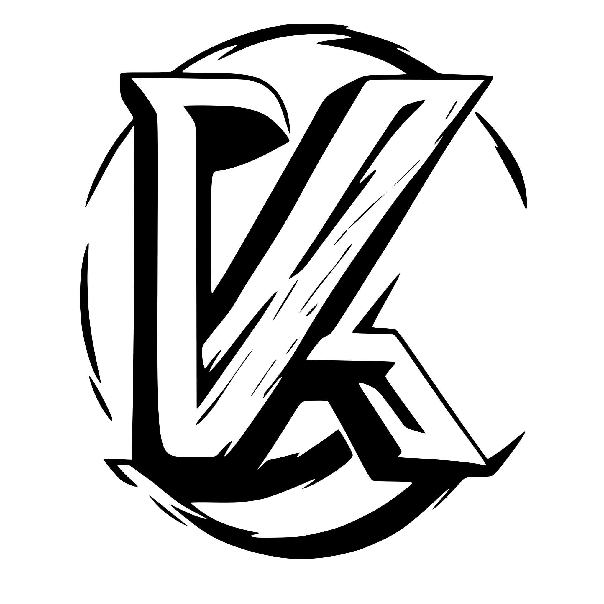 AI-generated SVG of a logo with the letters z and V in orange and blue