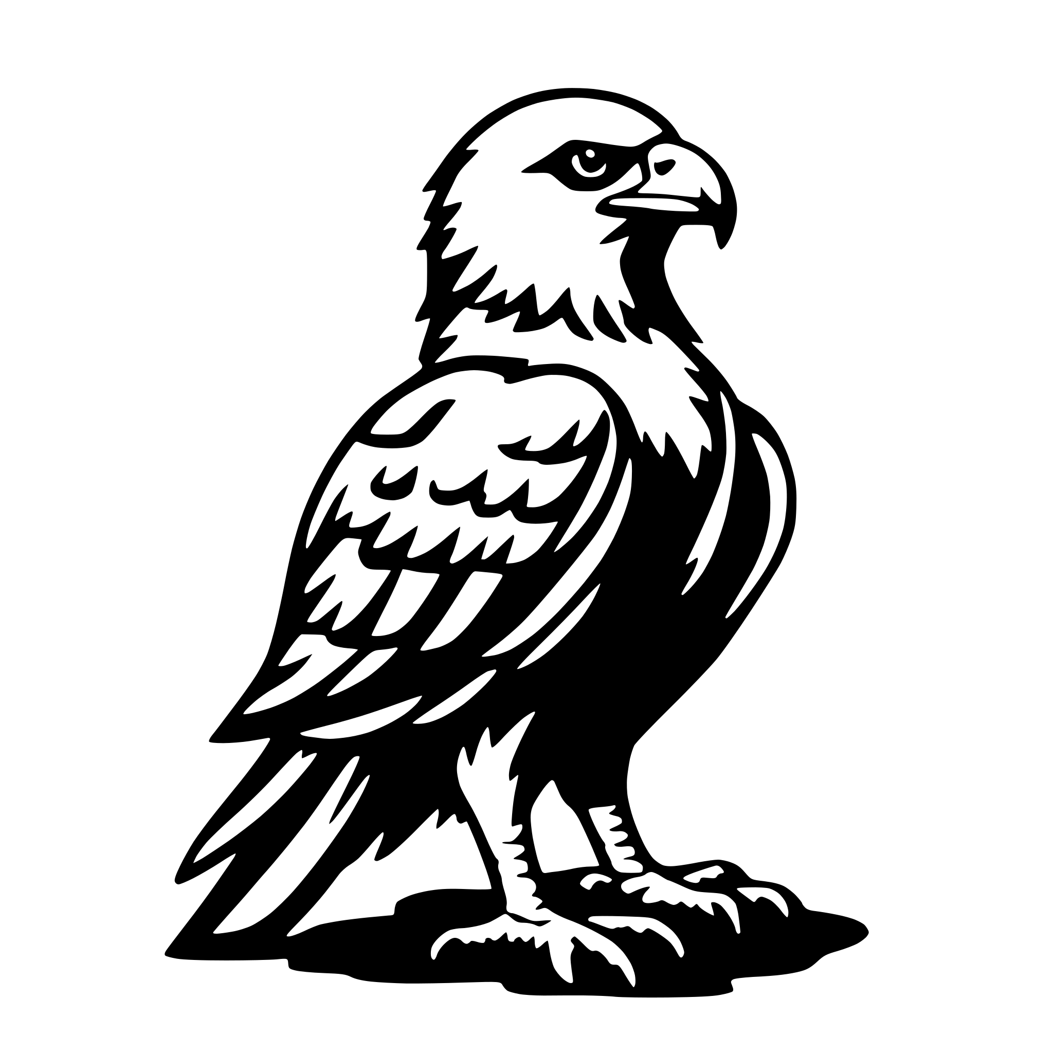 AI-generated SVG of 'eagle'