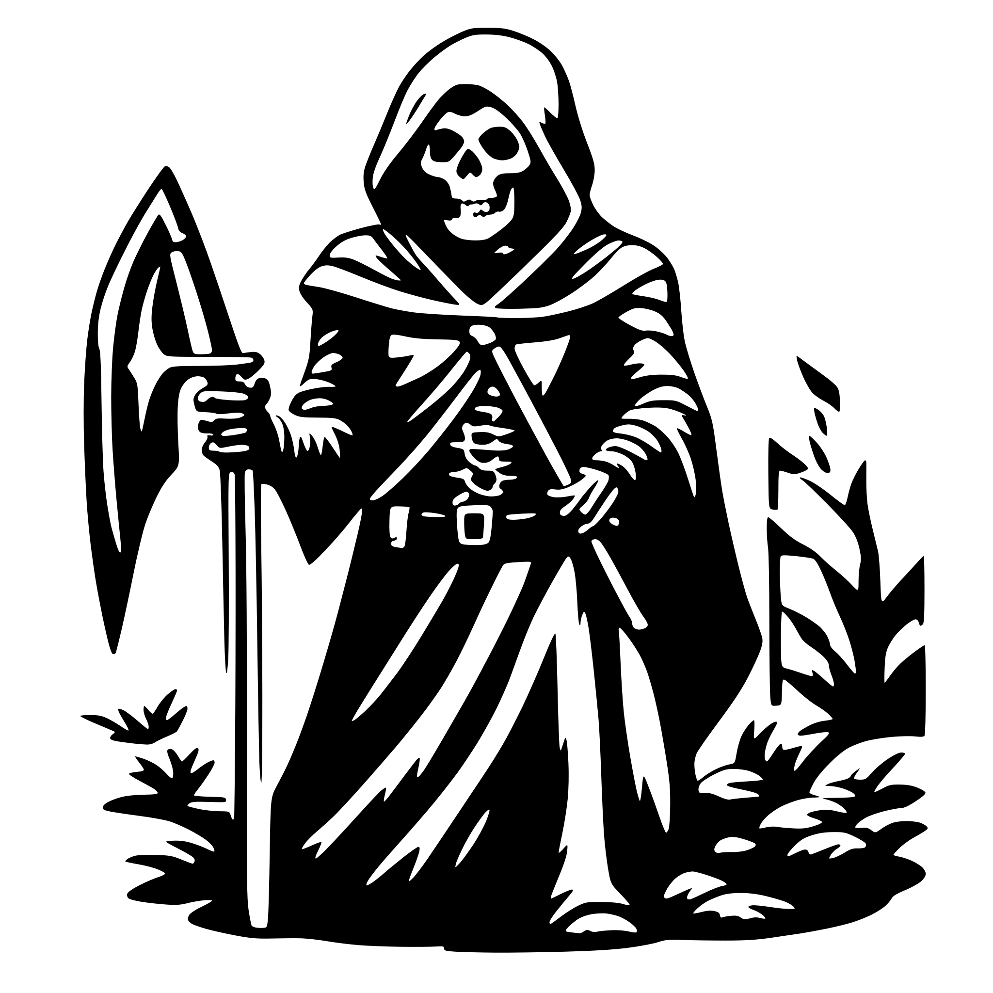 AI-generated SVG of 'Reaper'