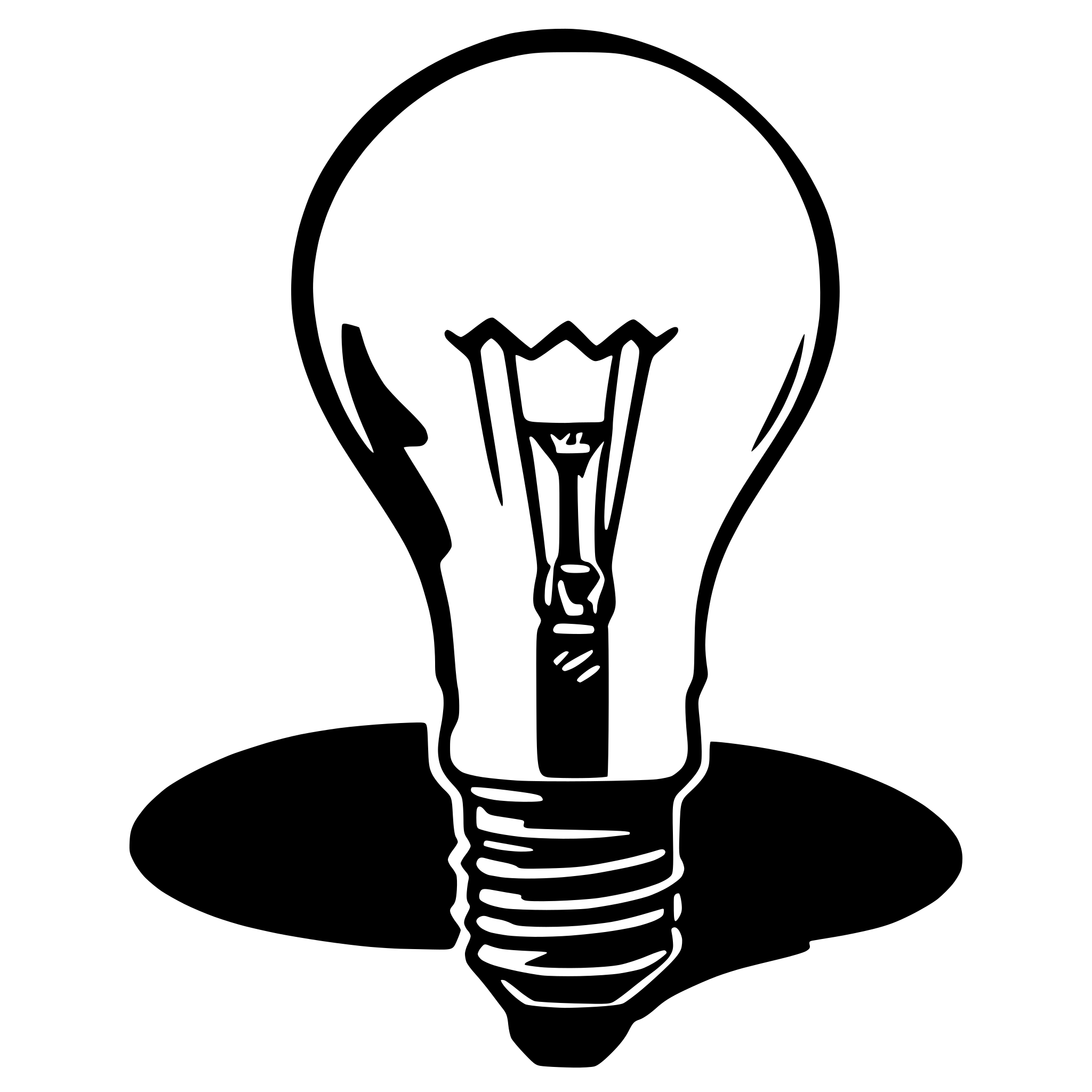 AI-generated SVG of a light bulb