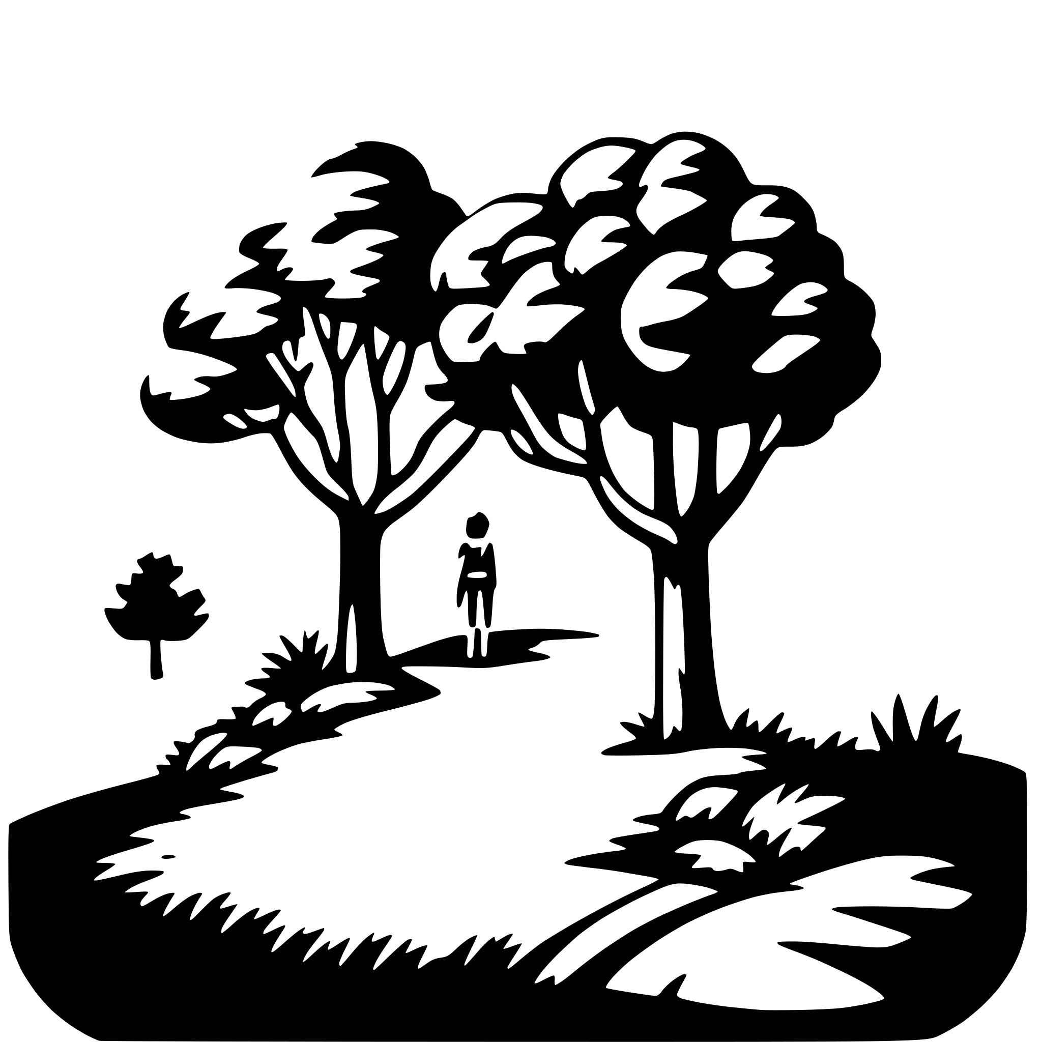 AI-generated SVG of 'nature's embrace'