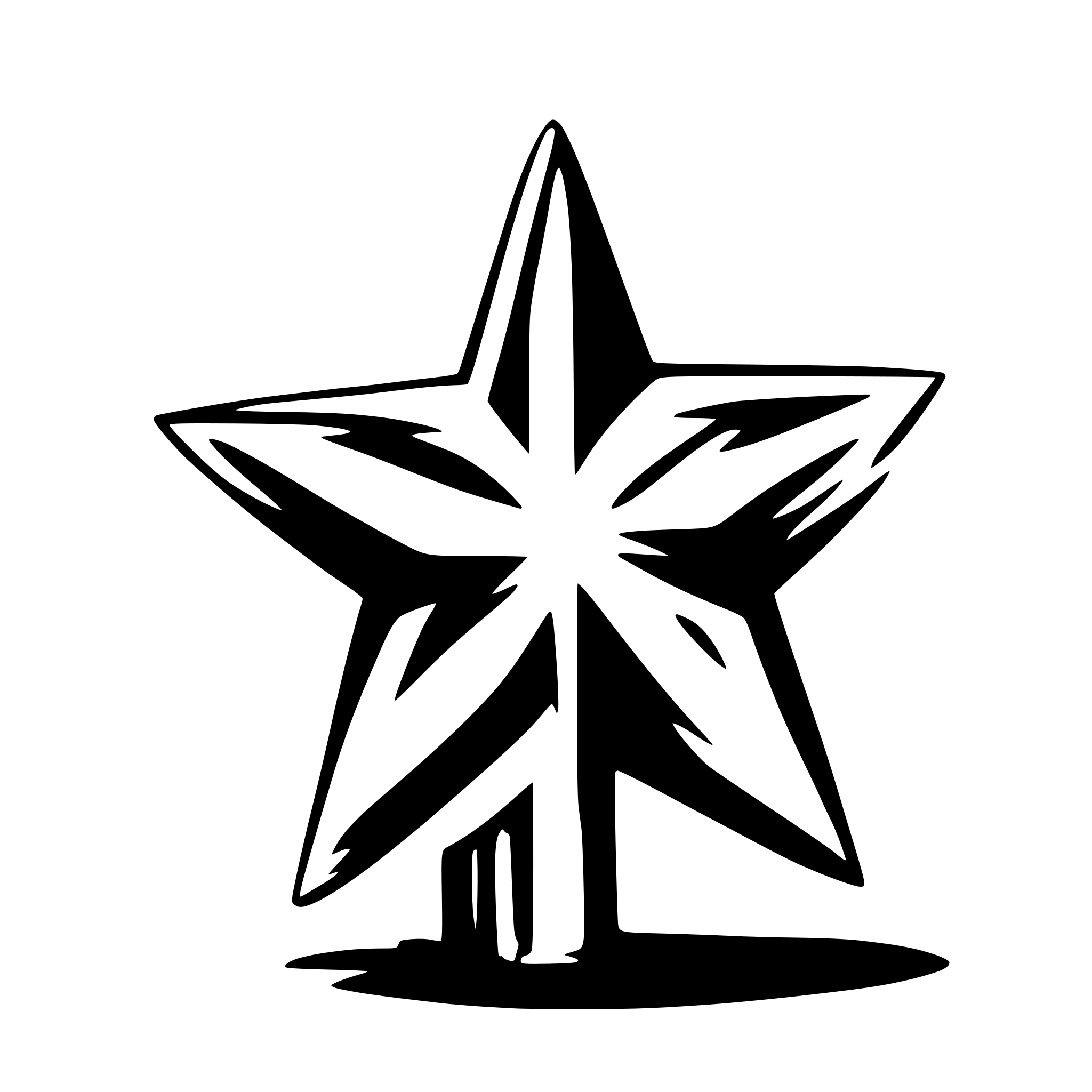 AI-generated SVG of a a shining star