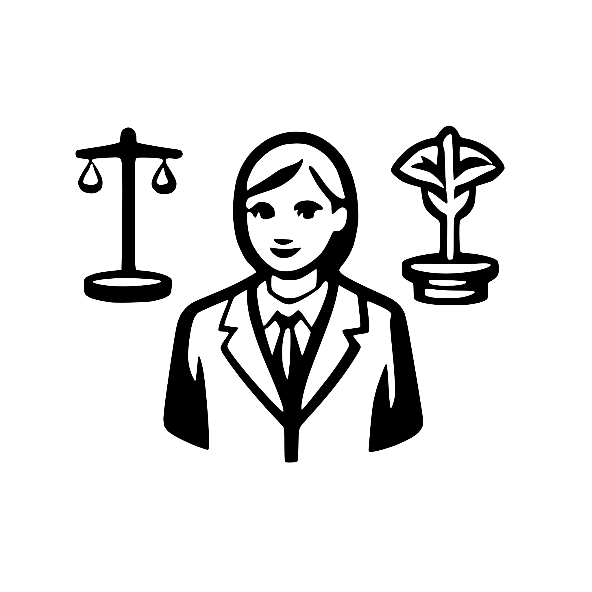 AI-generated SVG of 'minimalistic lawyer logo'