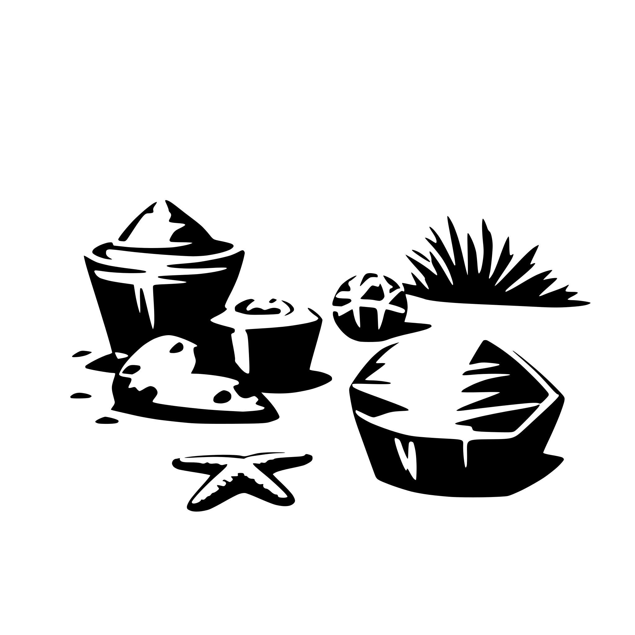 AI-generated SVG of a some beach objects