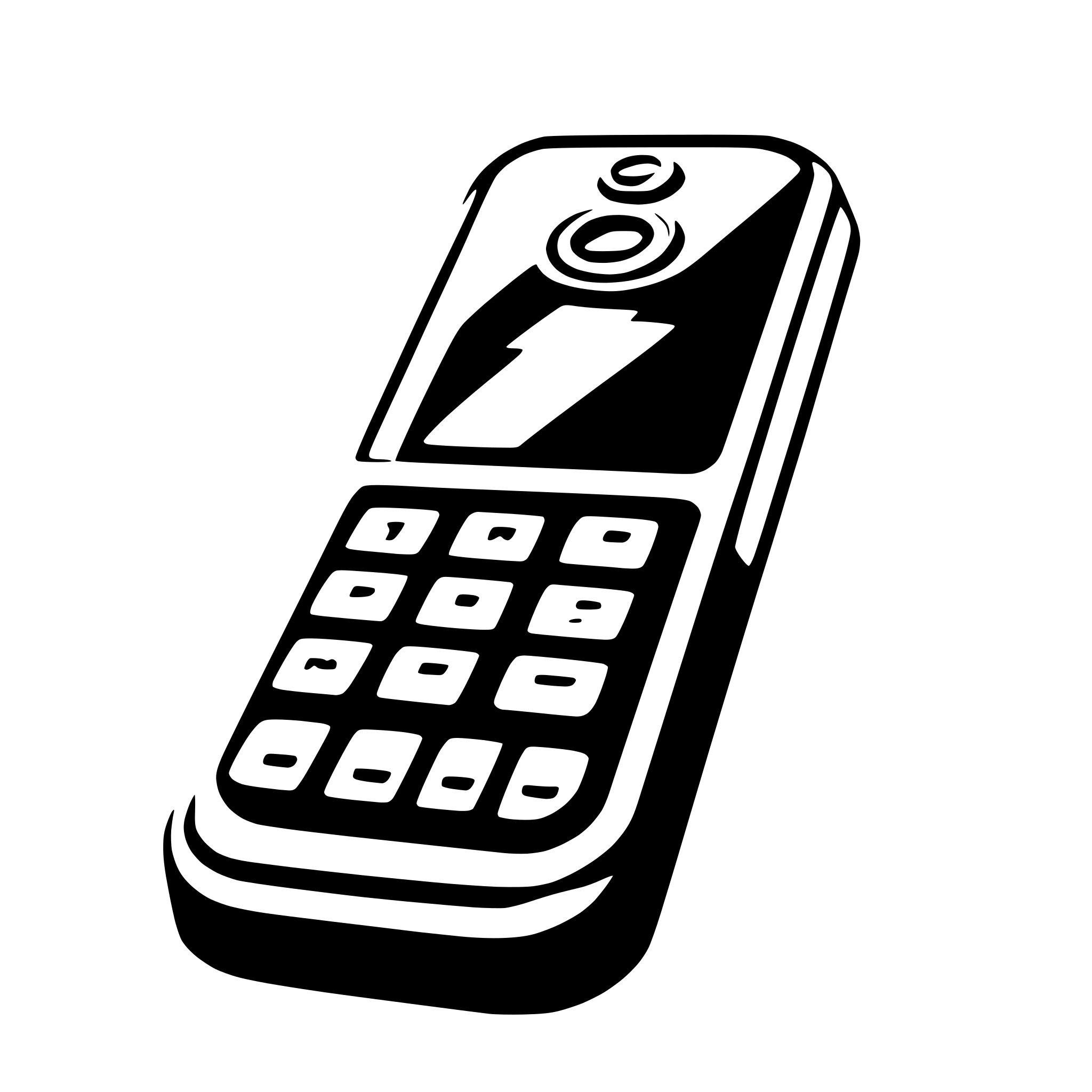 AI-generated SVG of a cell phone