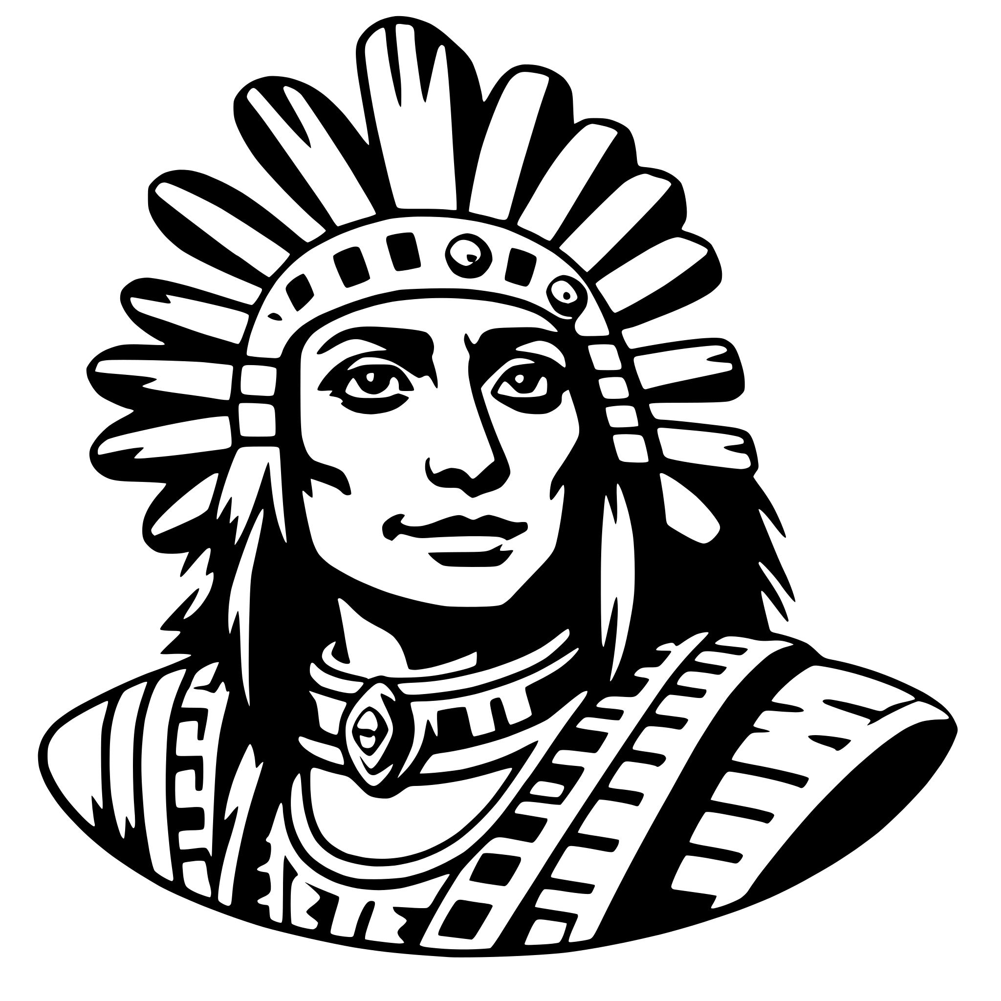 AI-generated SVG of 'huitzilopochtli'