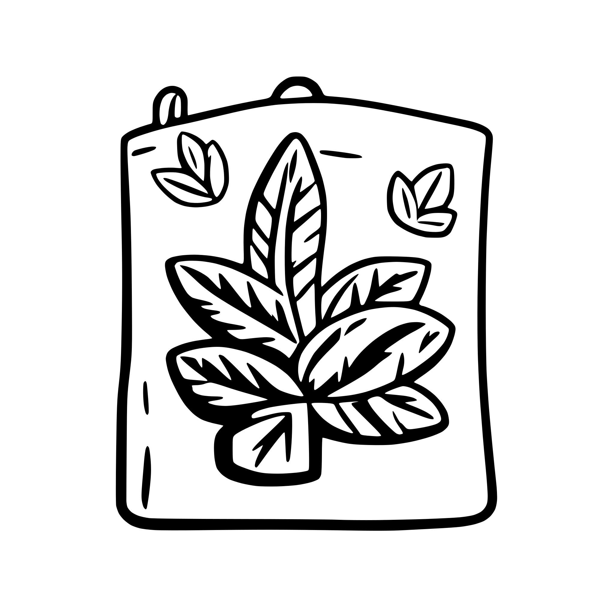 AI-generated SVG of a Cannabis Anchor medical