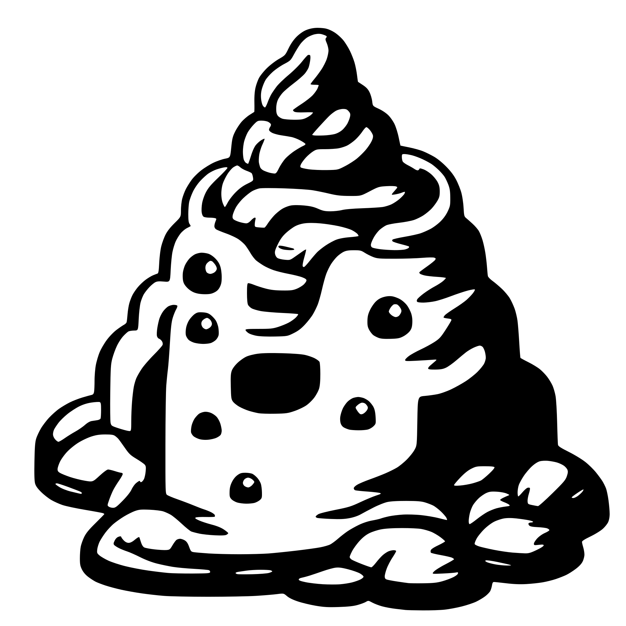 AI-generated SVG of a poop