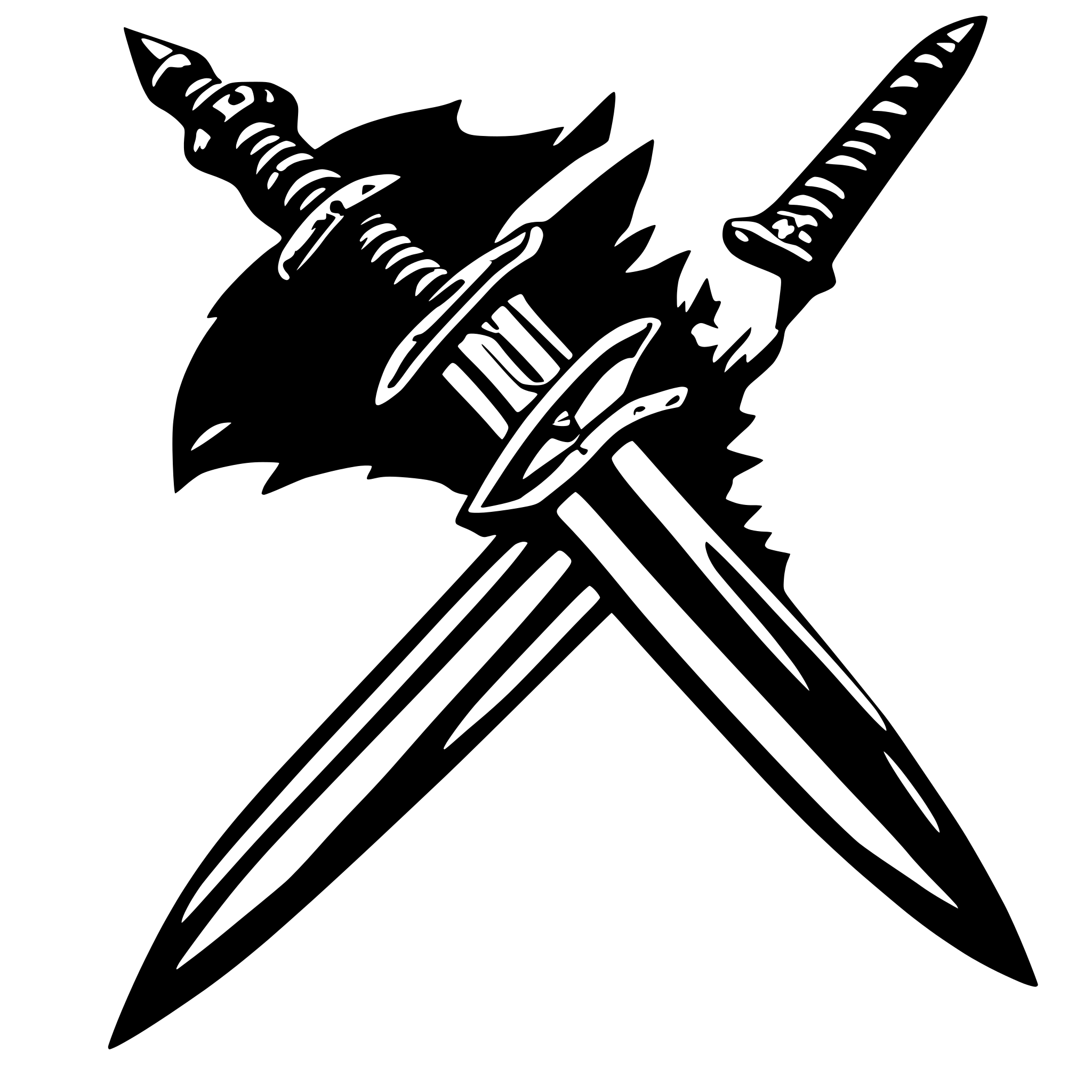 AI-generated SVG of 'Witcher sword'