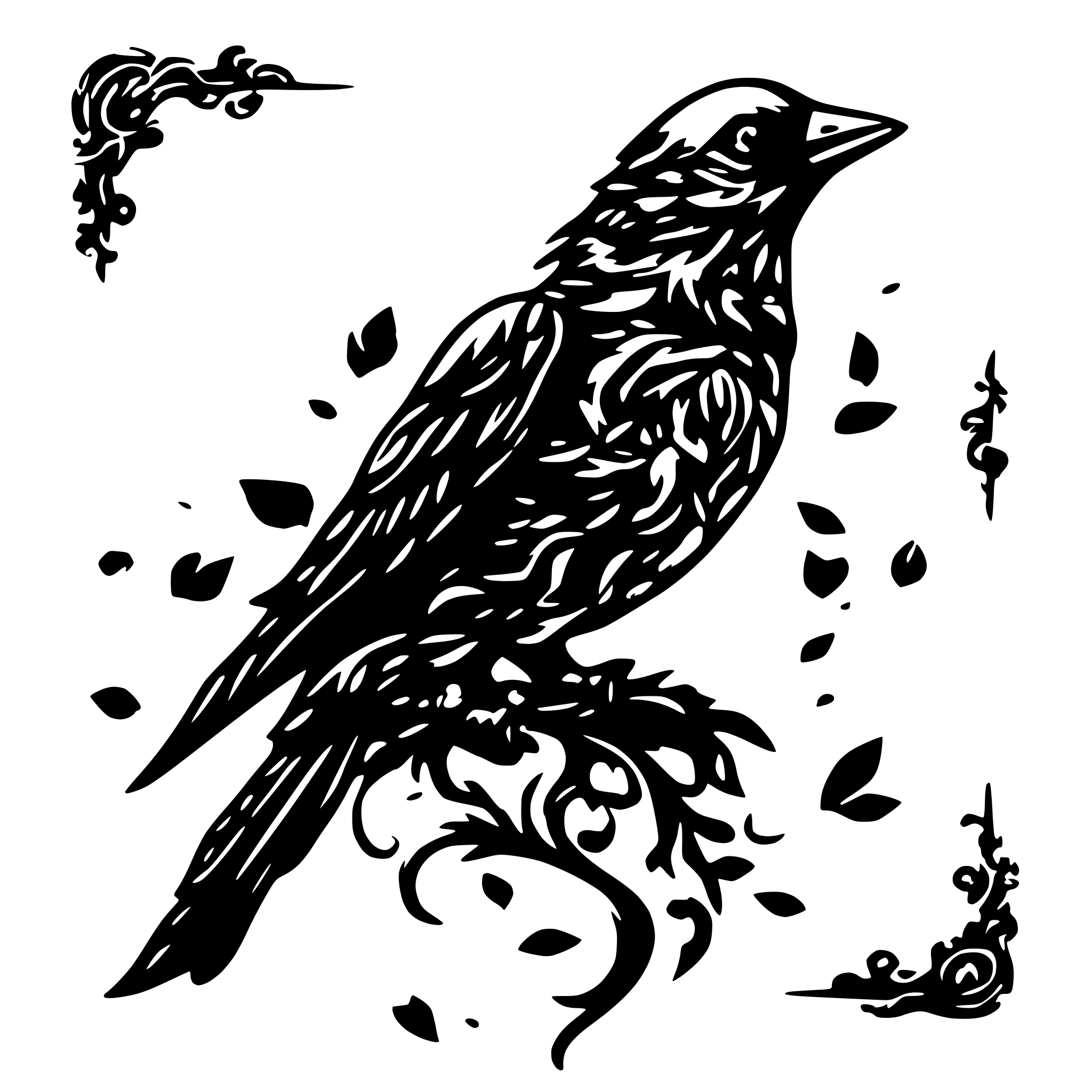 AI-generated SVG of a create flying bird bundle svg