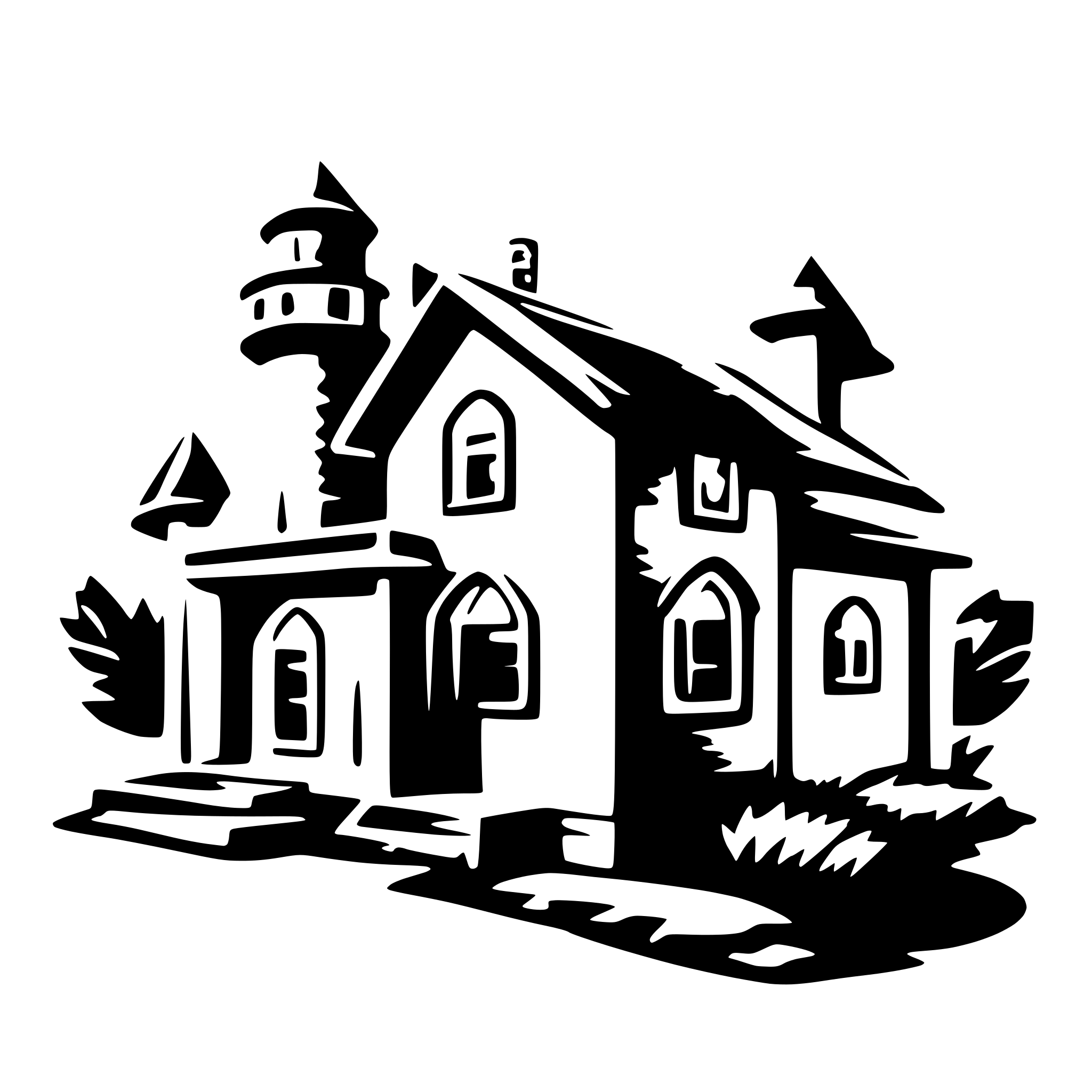AI-generated SVG of 'house construction'
