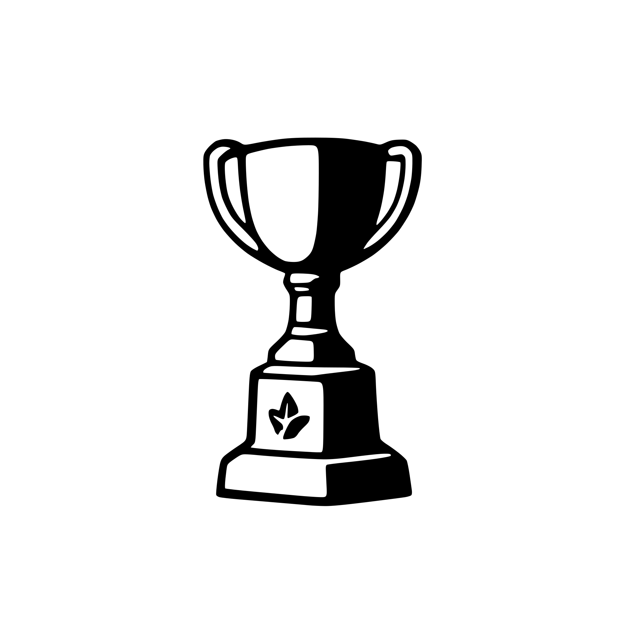 AI-generated SVG of a trophy