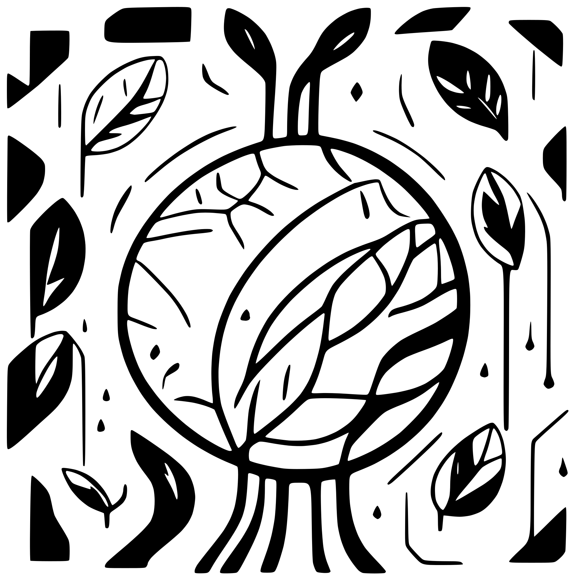 AI-generated SVG of a Create a logo with symetric shape in  black, and white, that resembles of tech