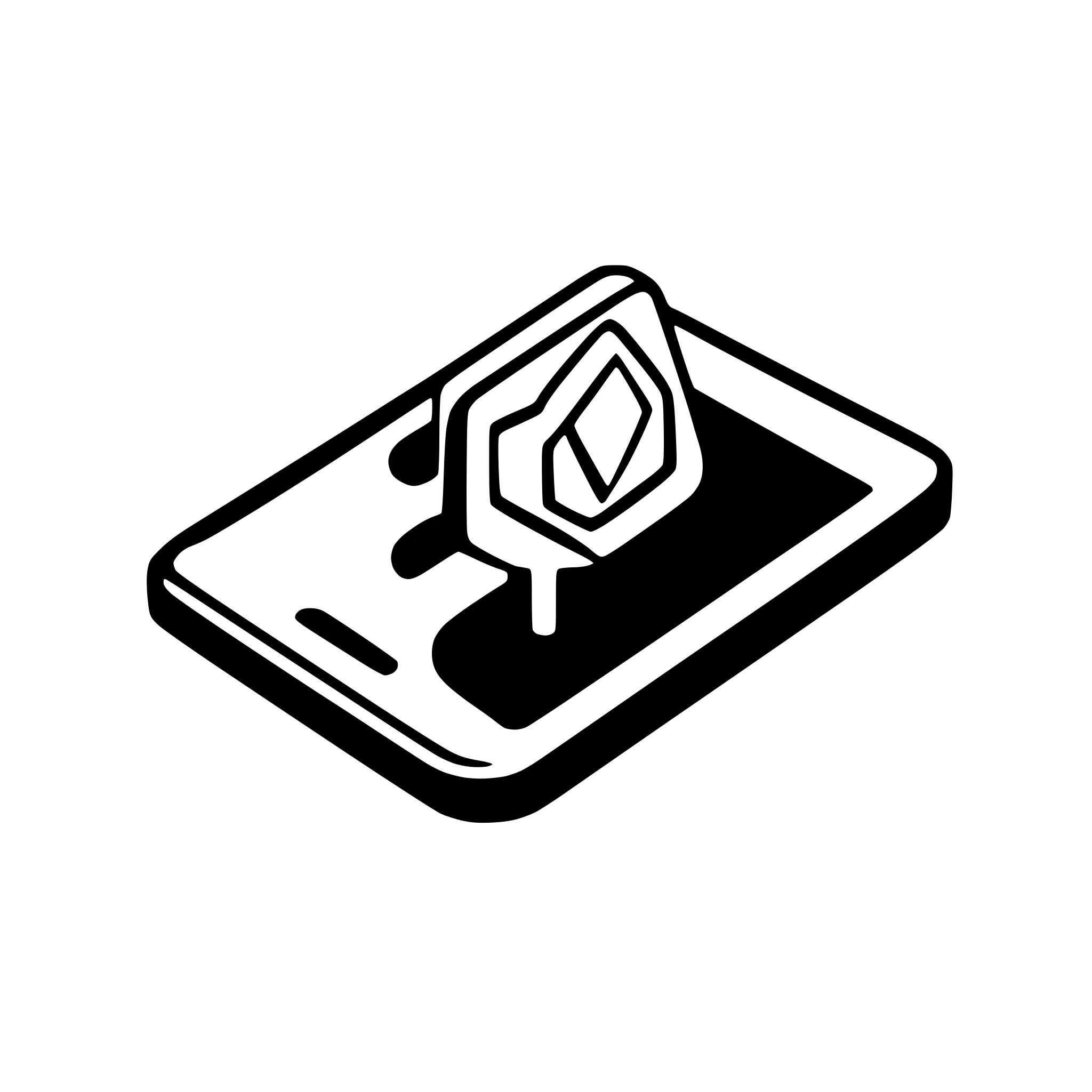 AI-generated SVG of a smartphone isometric with maps icon