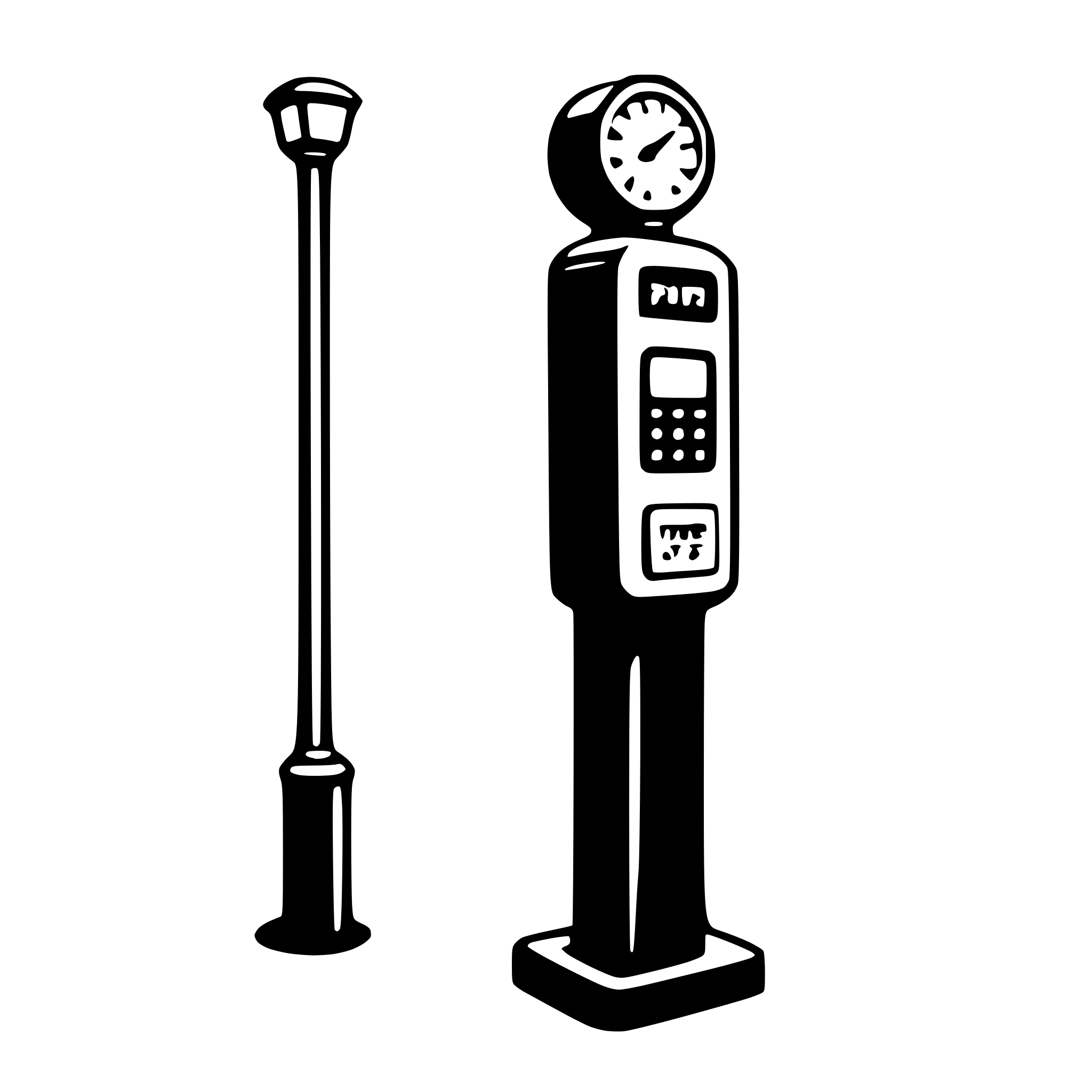 AI-generated SVG of a parking meter