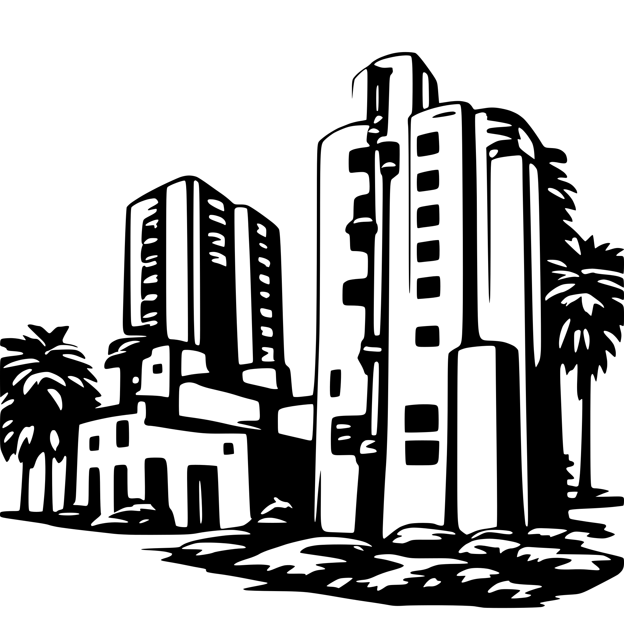 AI-generated SVG of a Torres de prédios residências